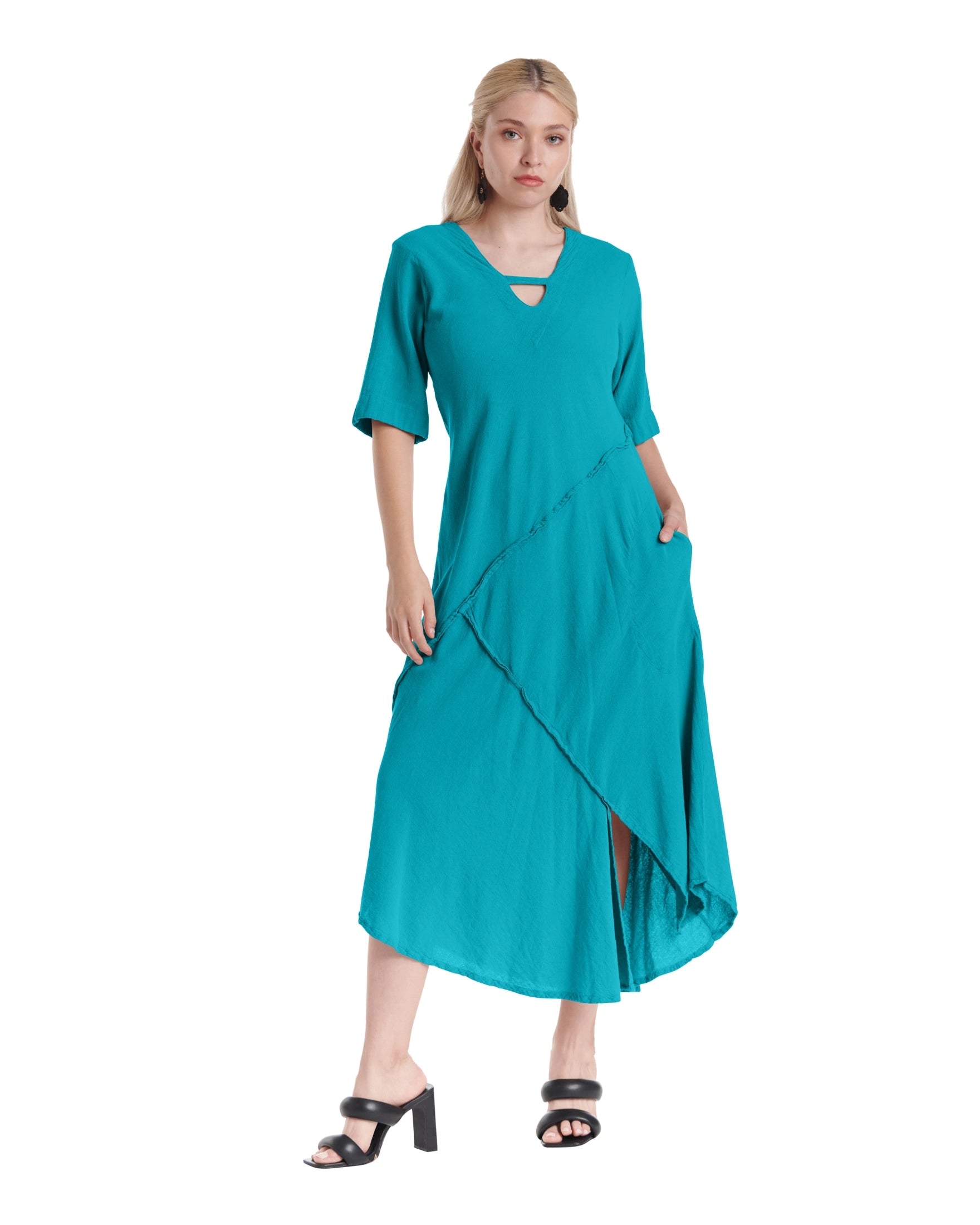 Dazzle Cotton Gauze Dress – New Arrival-Oh My Gauze