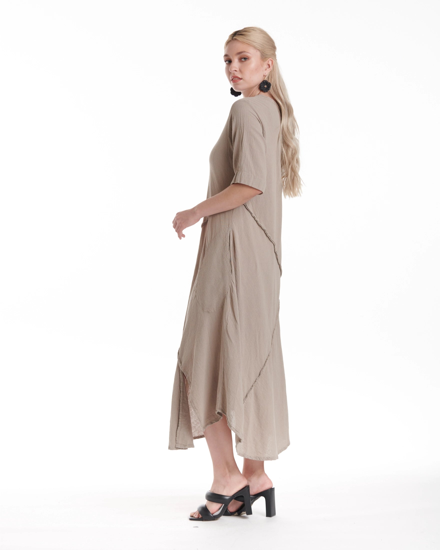 Dazzle Cotton Gauze Dress – New Arrival-Oh My Gauze