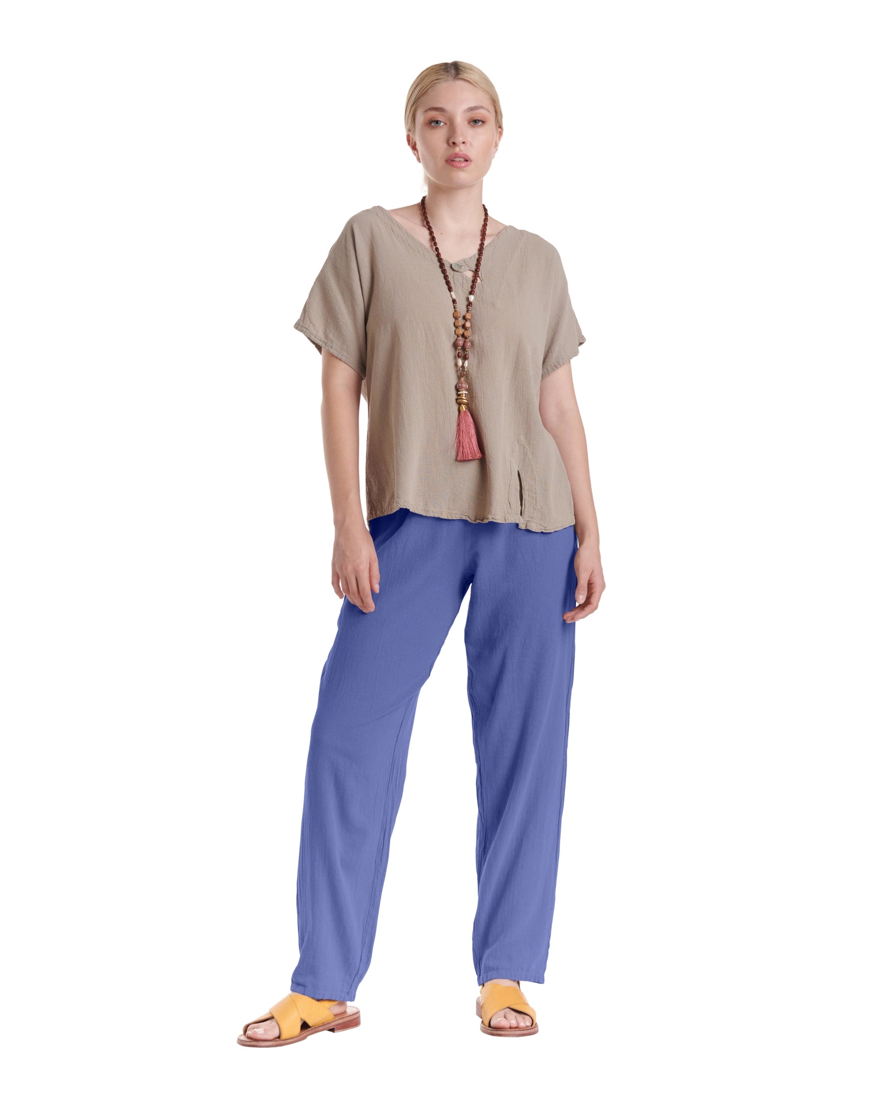Dolphin Cotton Gauze Pants-Oh My Gauze