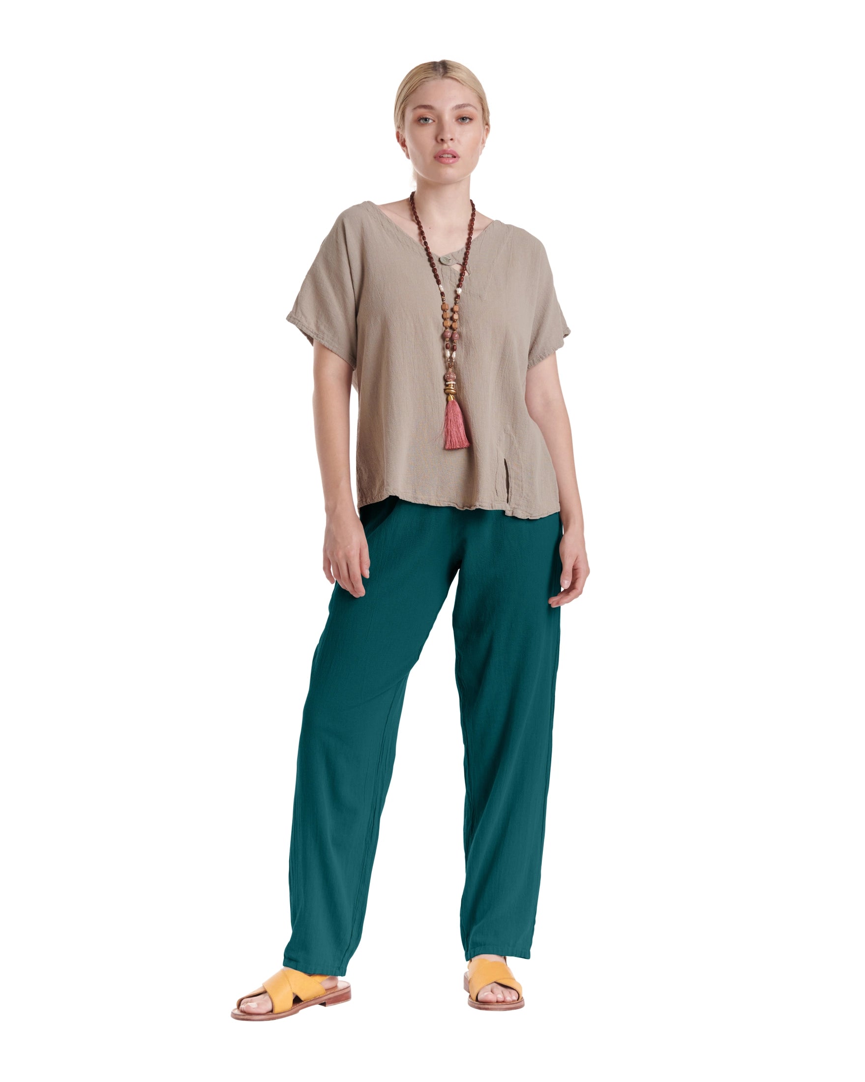 Dolphin Cotton Gauze Pants-Oh My Gauze