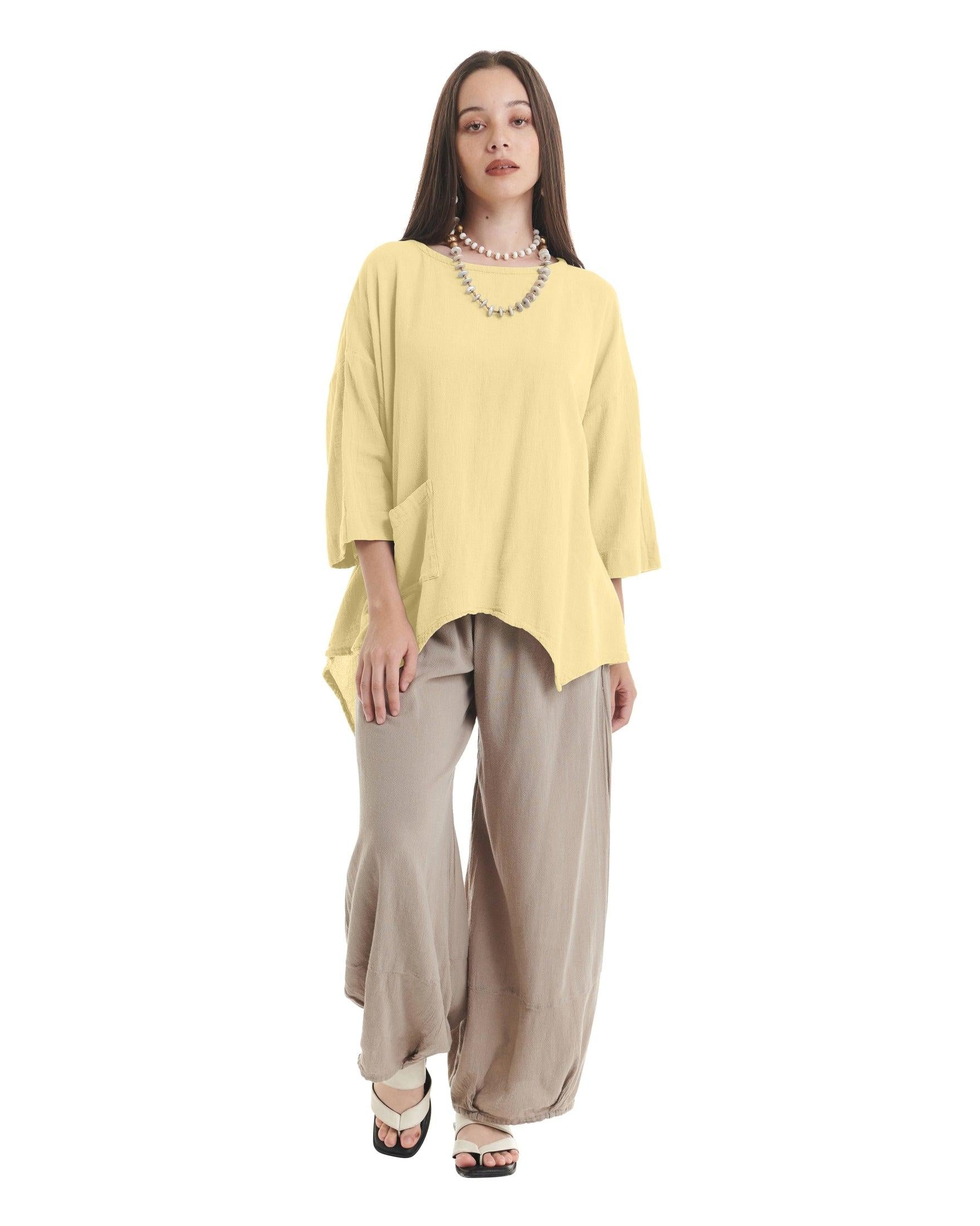 Eclipse Cotton Gauze Blouse-Oh My Gauze