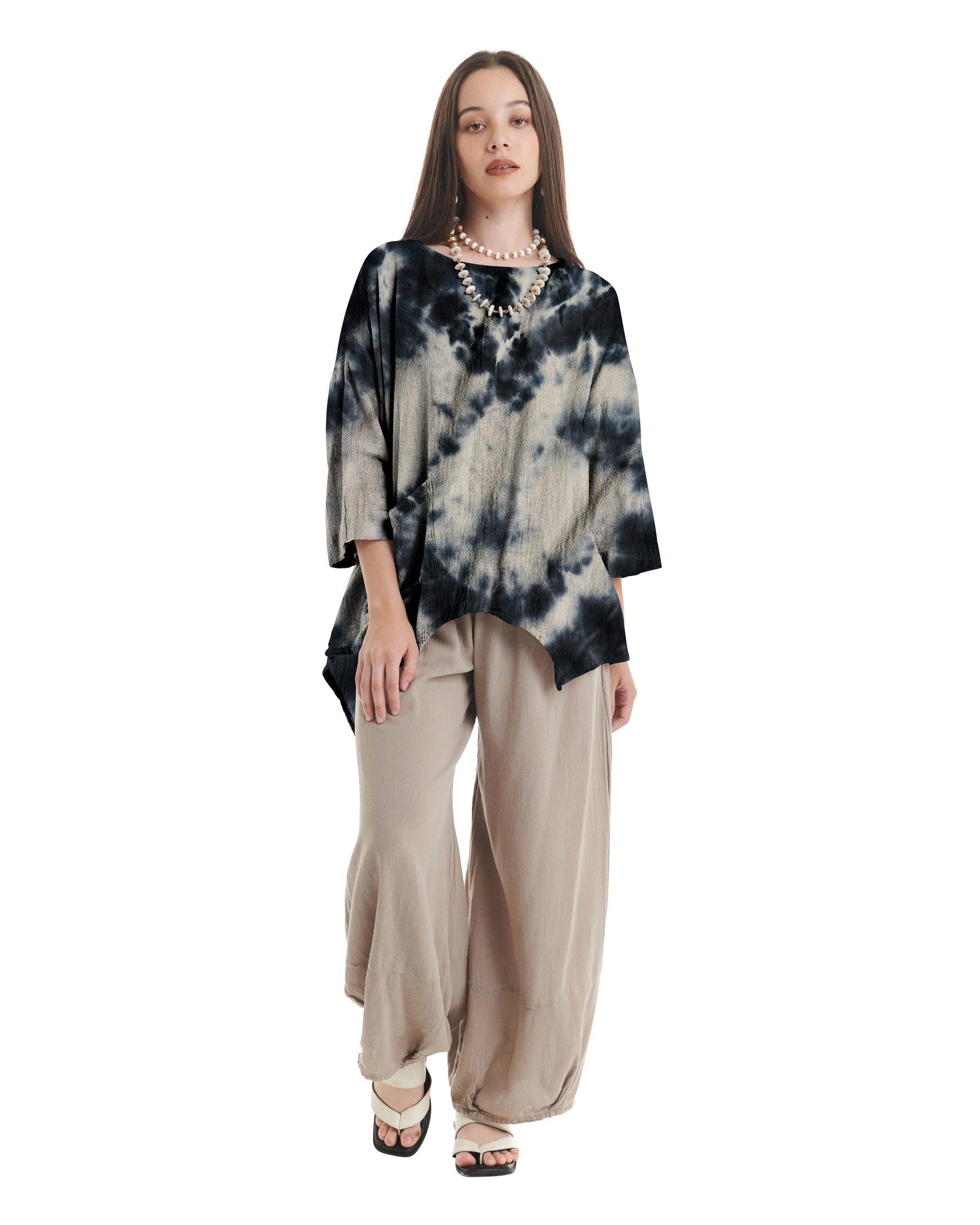 Eclipse Cotton Gauze Blouse-Oh My Gauze