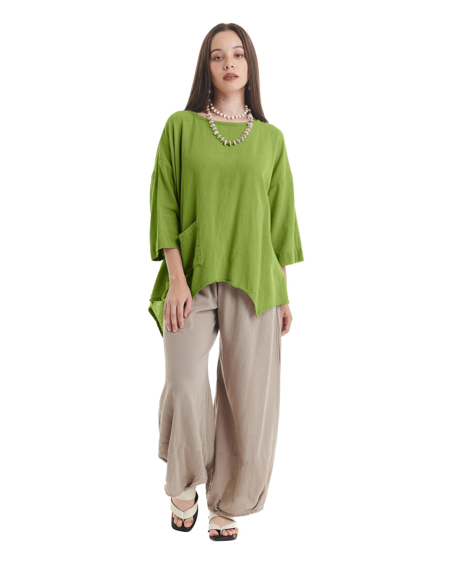 Eclipse Cotton Gauze Blouse-Oh My Gauze