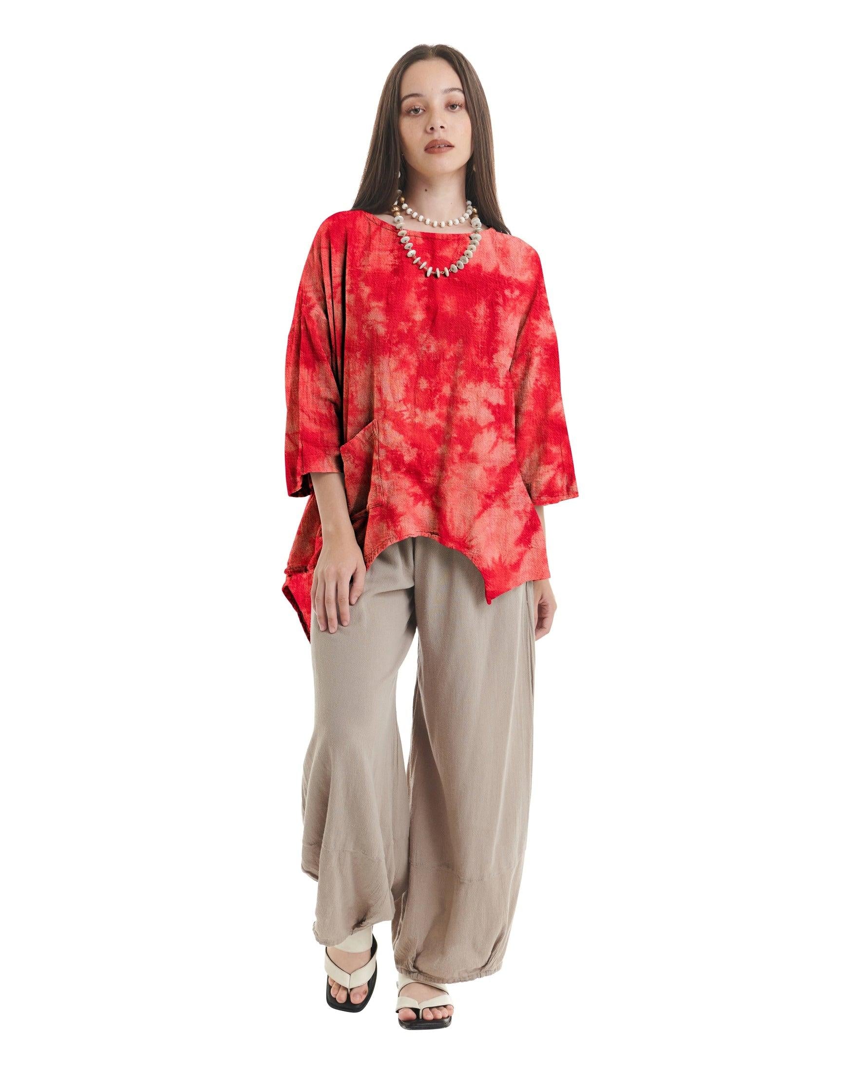 Eclipse Cotton Gauze Blouse-Oh My Gauze