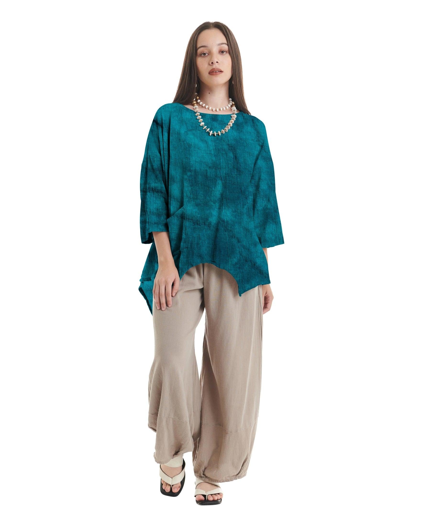 Eclipse Cotton Gauze Blouse-Oh My Gauze