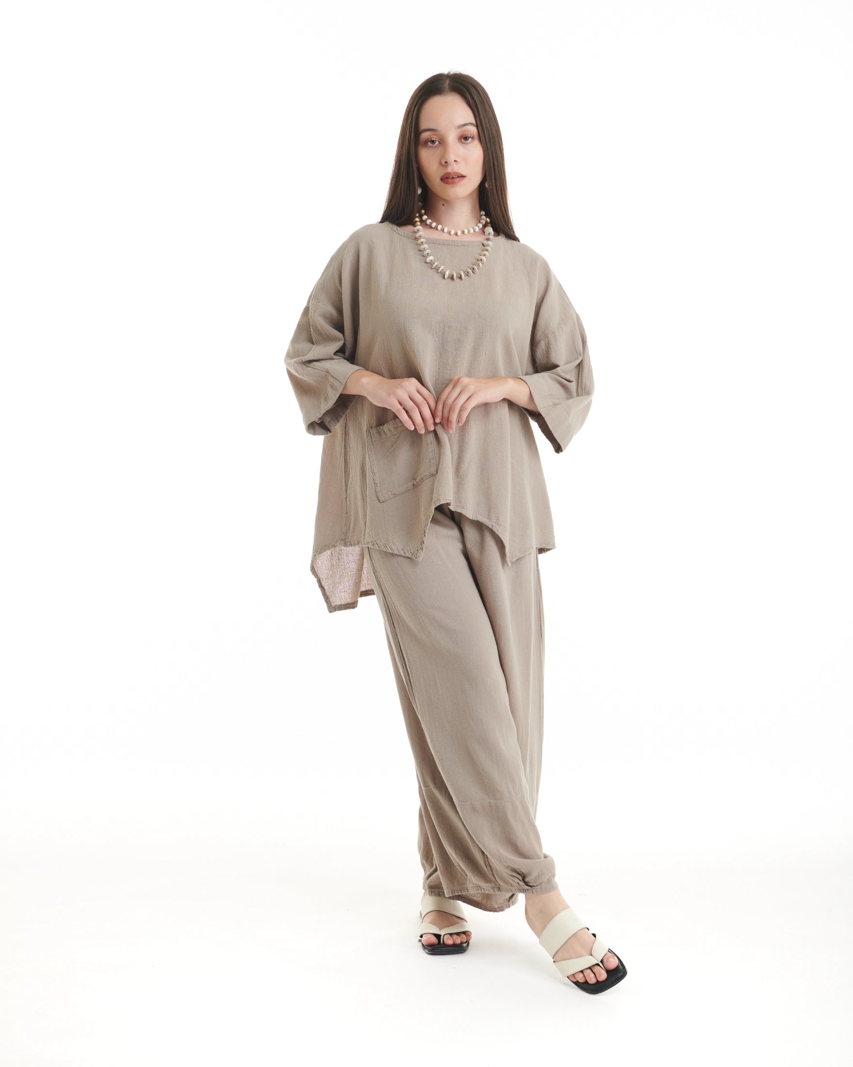 Eclipse Cotton Gauze Blouse - New-Oh My Gauze