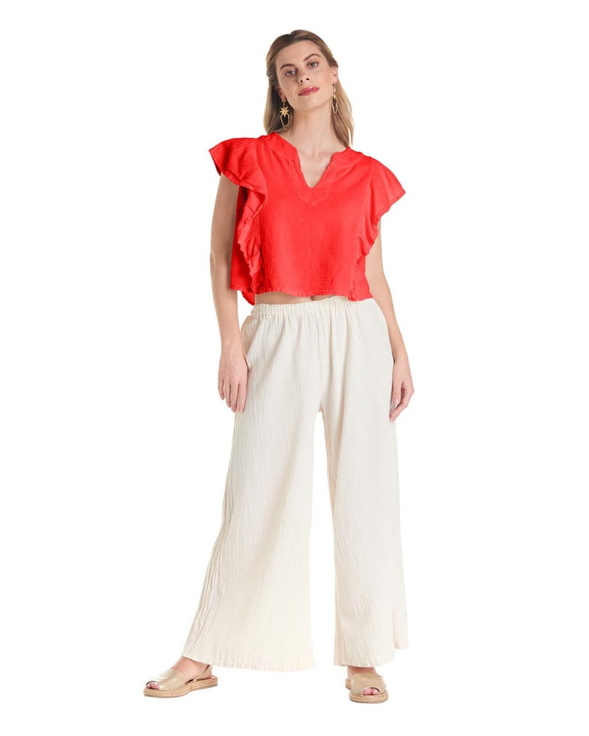 Emmeline Cotton Gauze Blouse – Final Sale-Oh My Gauze