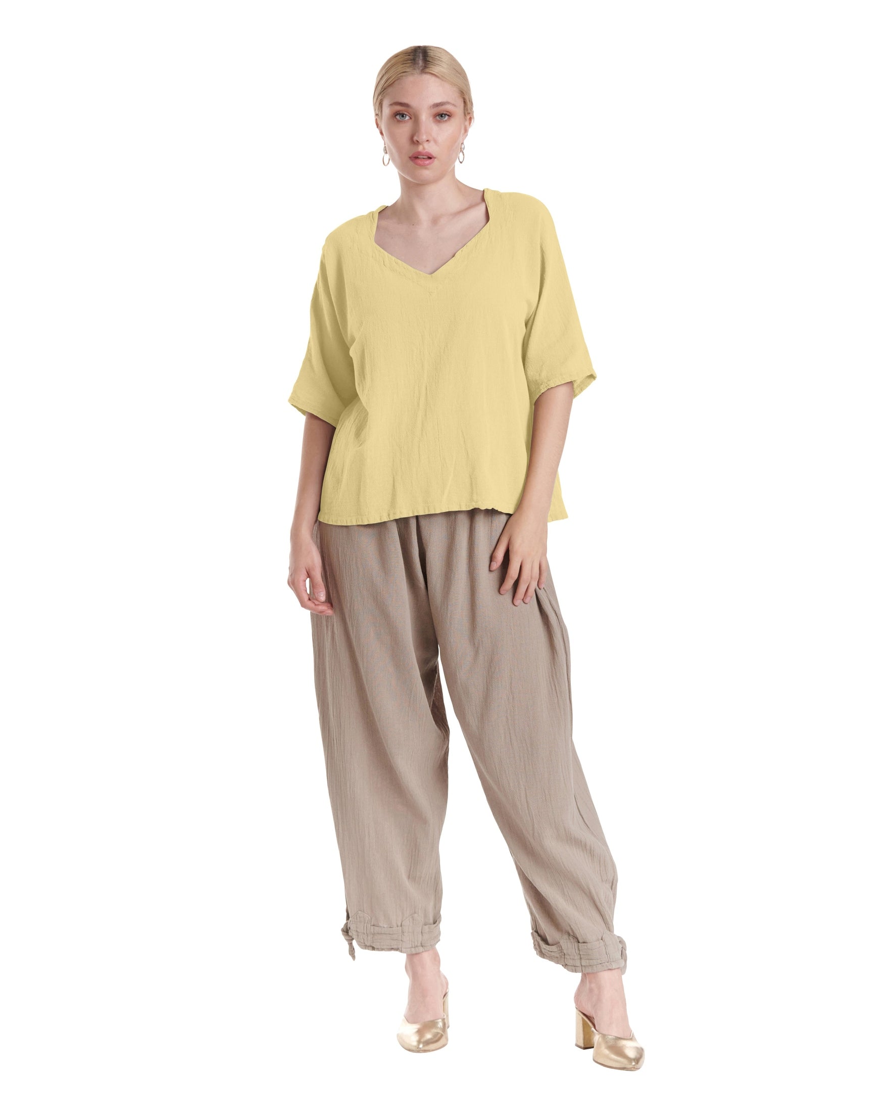 Erin Cotton Gauze Blouse-Oh My Gauze