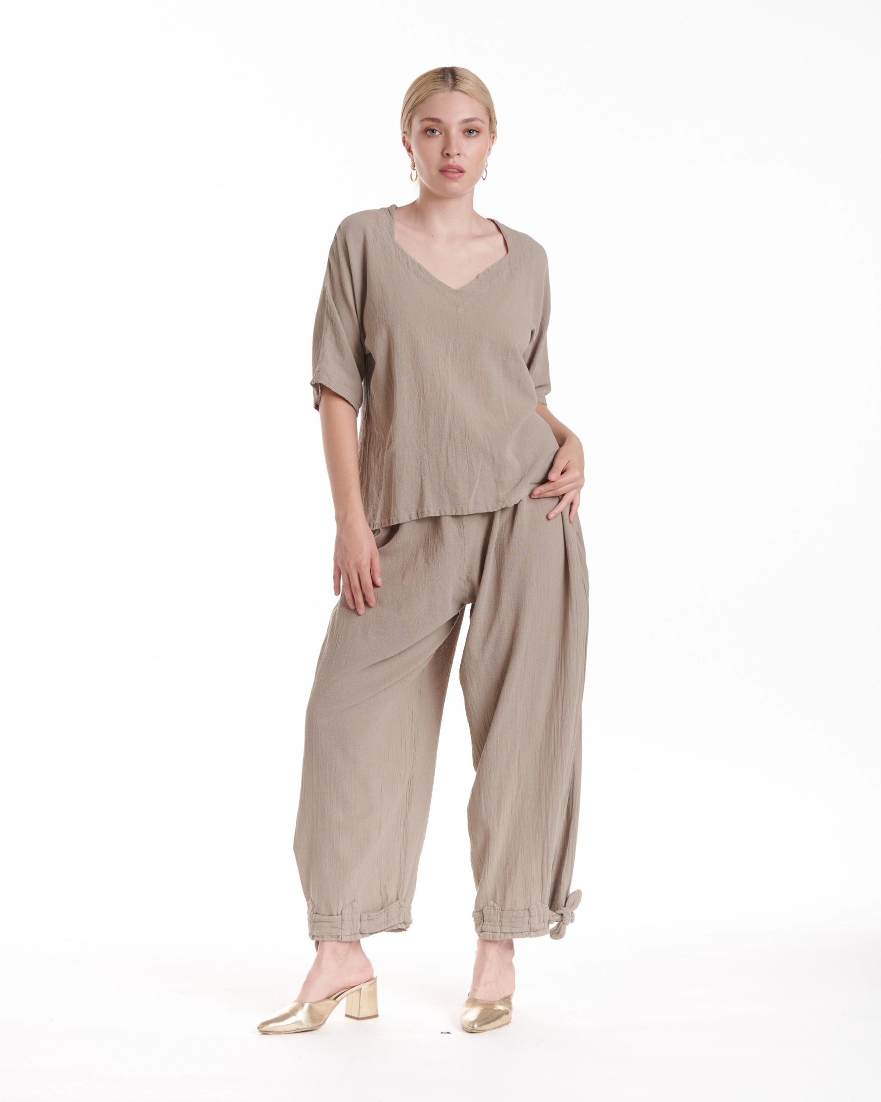 Erin Cotton Gauze Blouse-Oh My Gauze