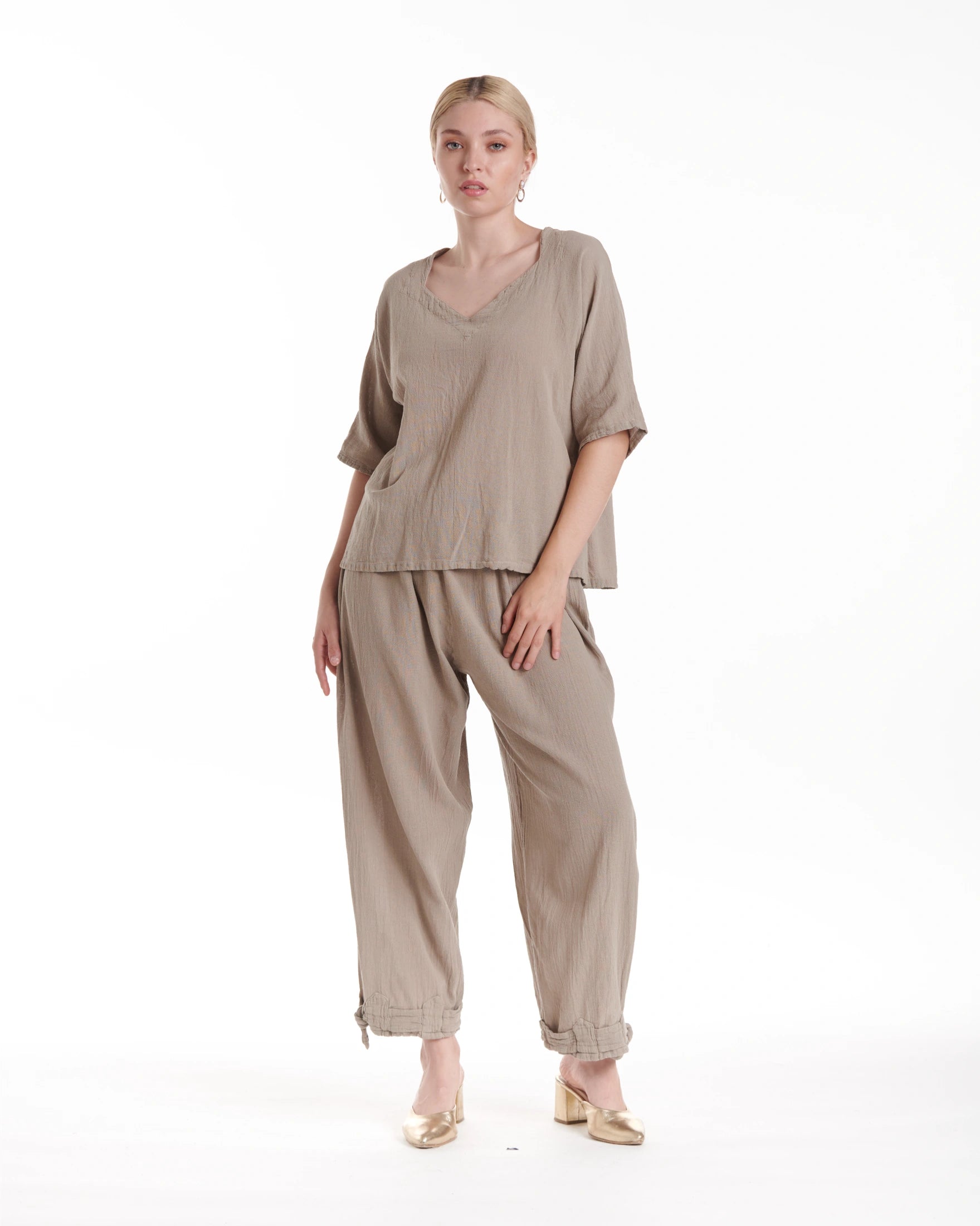 Erin Cotton Gauze Blouse-Oh My Gauze