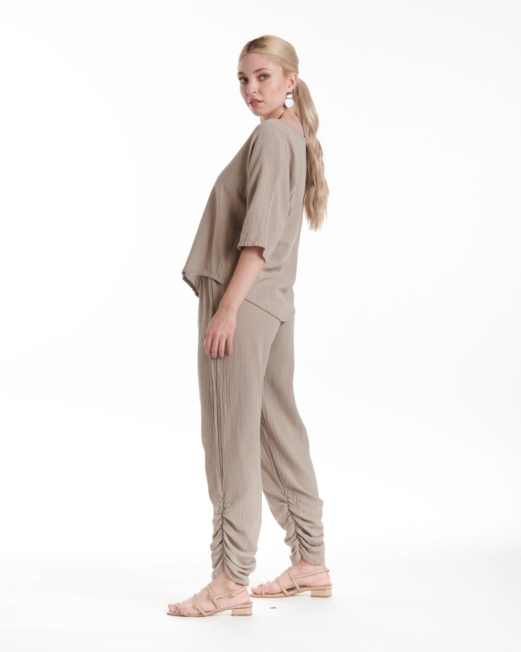 Essie Cotton Gauze Pants-Oh My Gauze