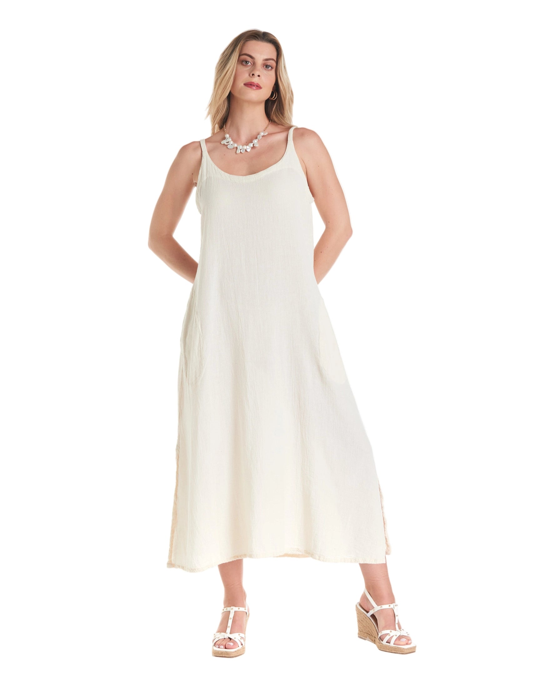 Fiji Cotton Gauze Dress-Oh My Gauze