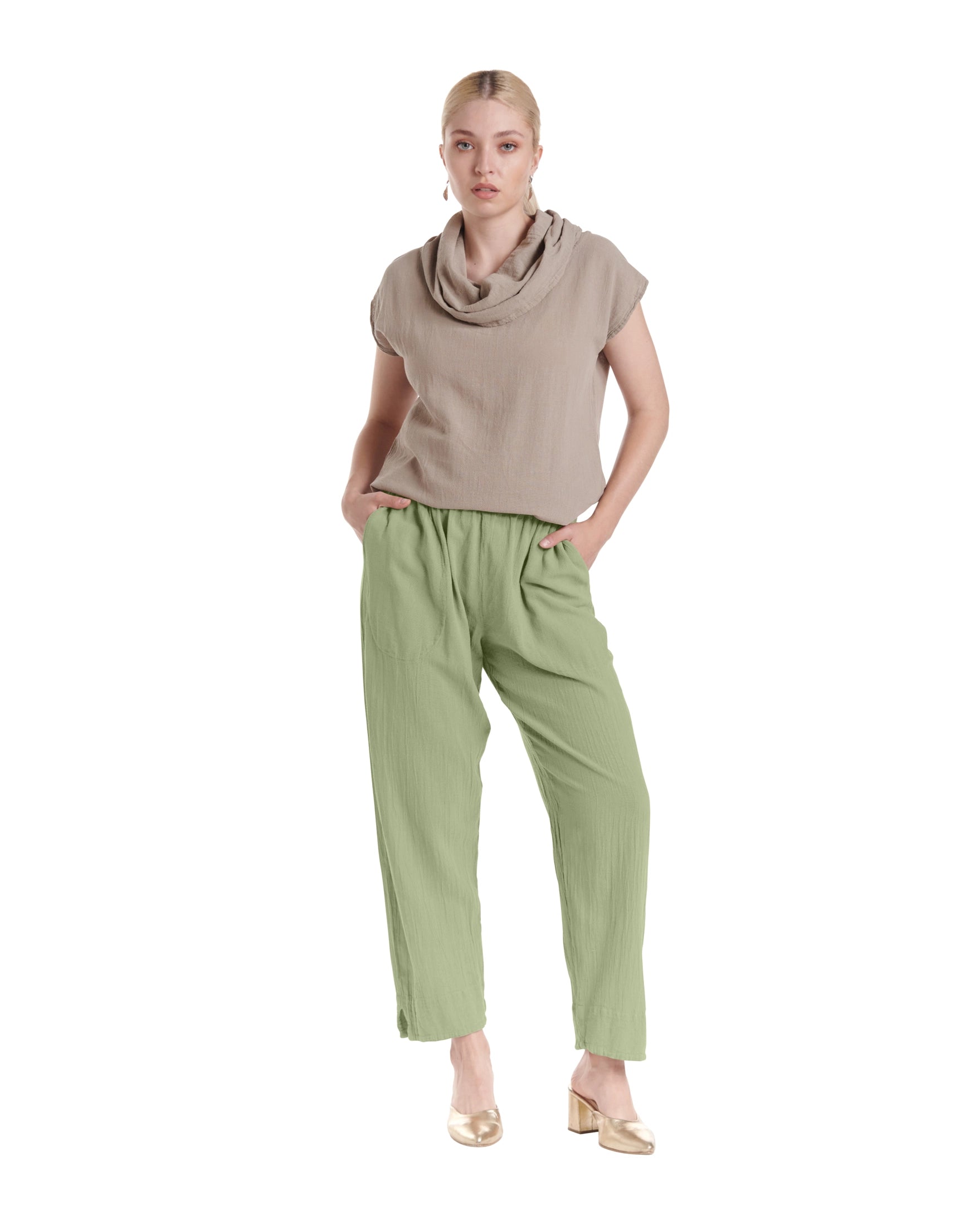 Fiona Cotton Gauze Pants-Oh My Gauze