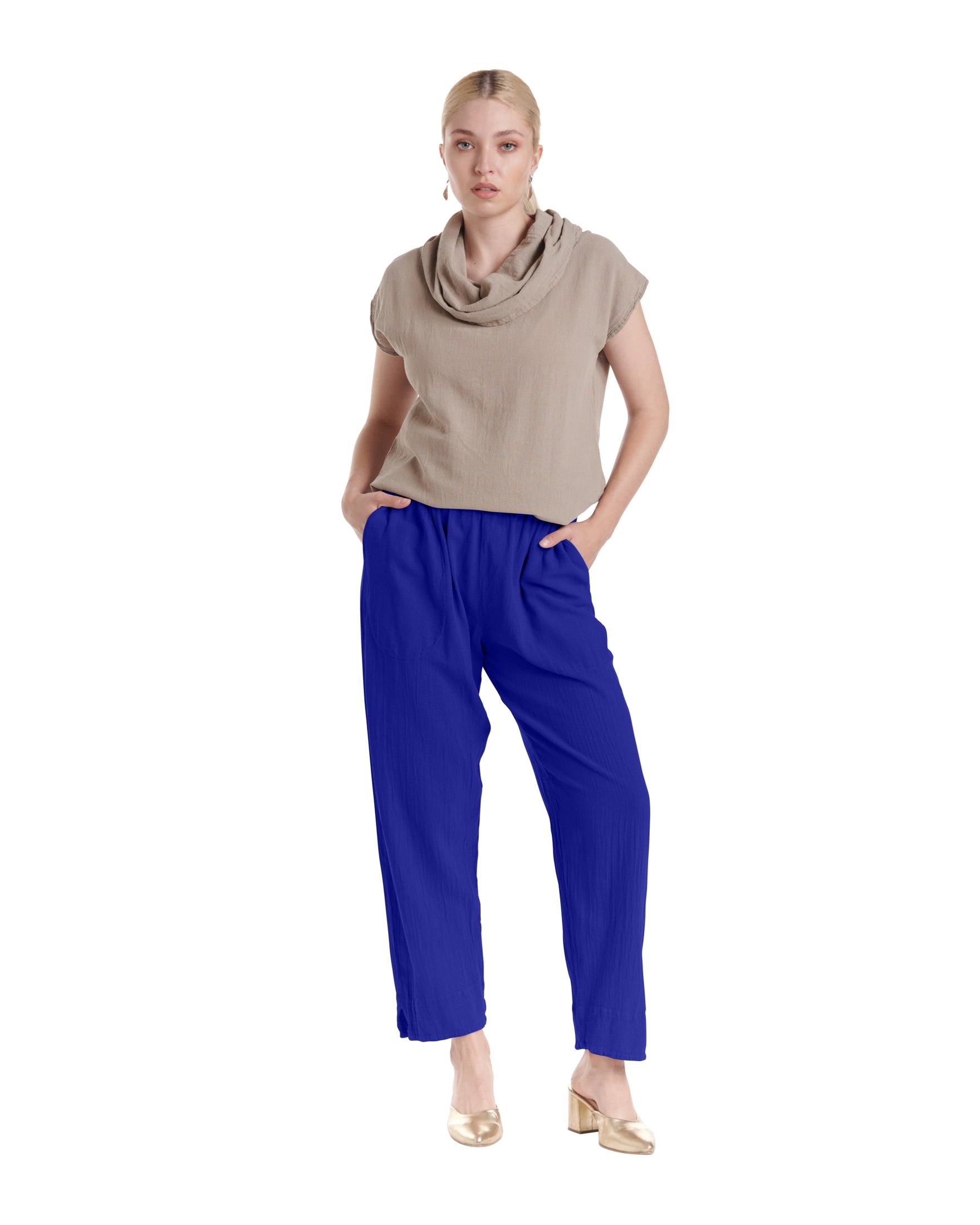 Fiona Cotton Gauze Pants-Oh My Gauze
