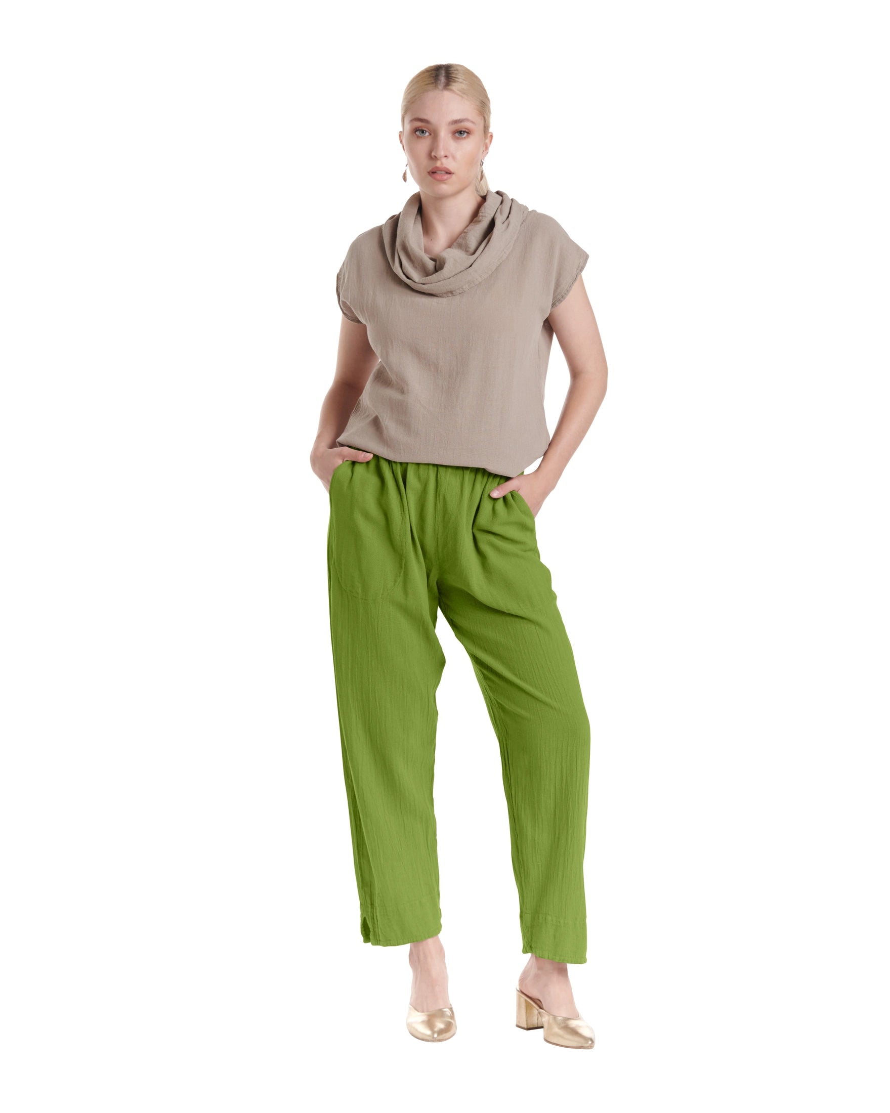 Fiona Cotton Gauze Pants-Oh My Gauze