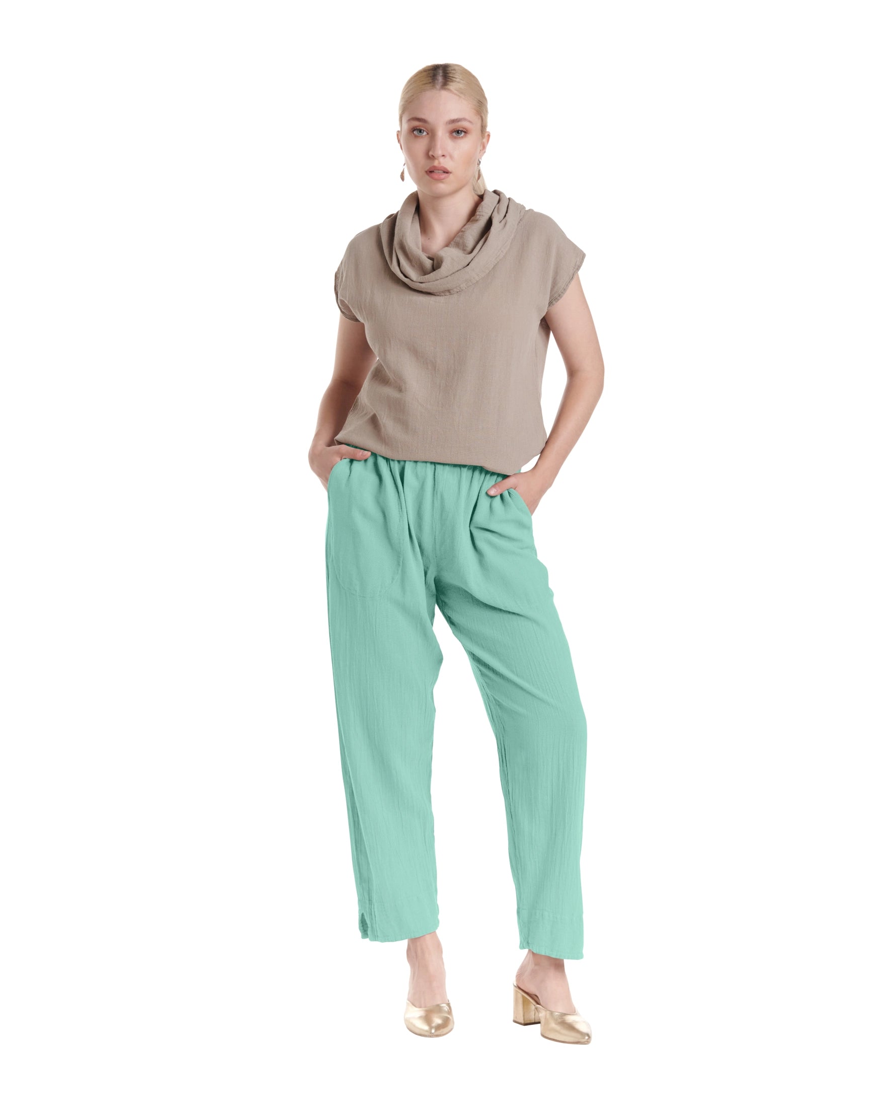 Fiona Cotton Gauze Pants-Oh My Gauze