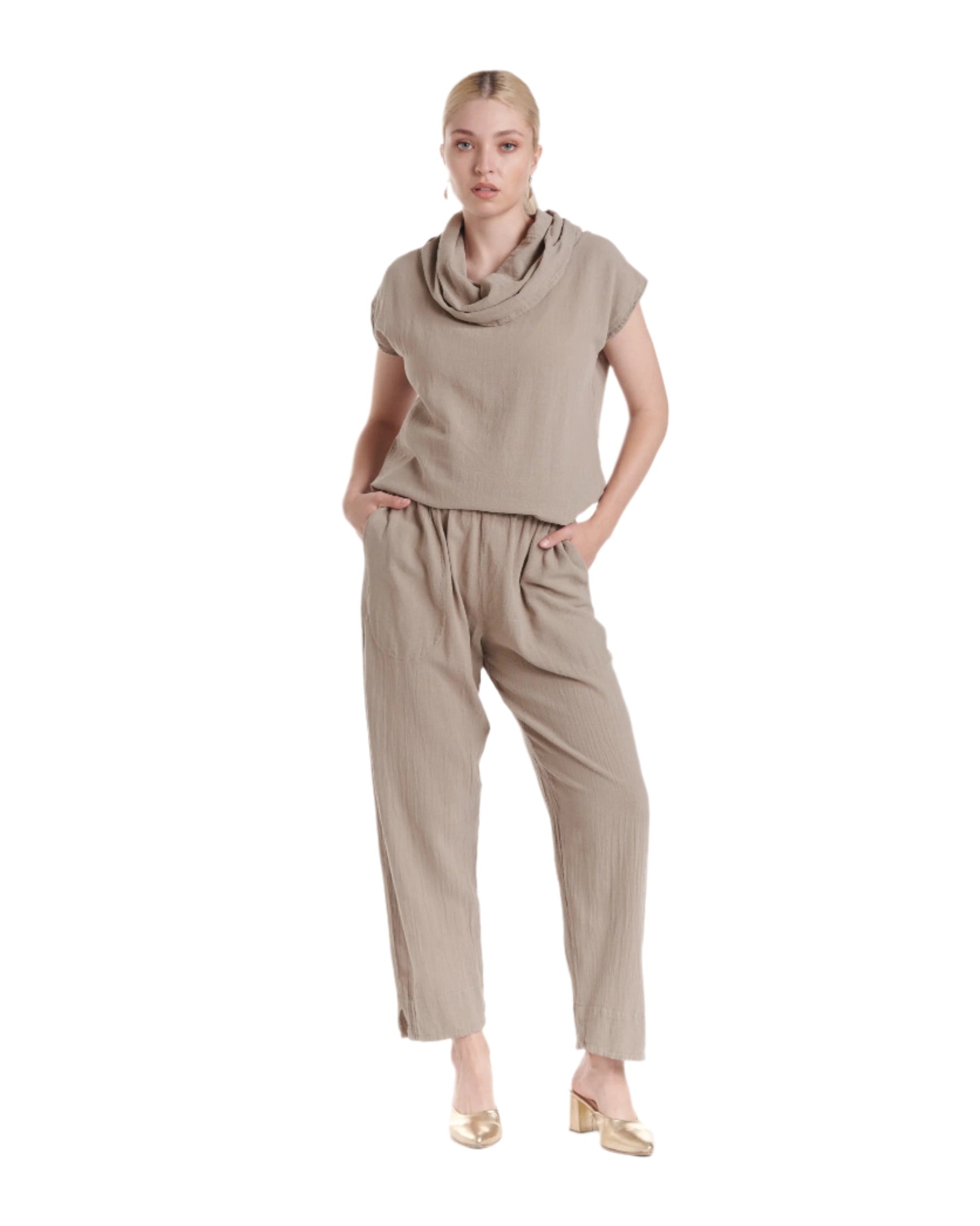 Fiona Cotton Gauze Pants-Oh My Gauze