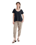 Flipper Cotton Gauze Blouse-Oh My Gauze