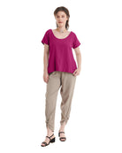 Flipper Cotton Gauze Blouse-Oh My Gauze