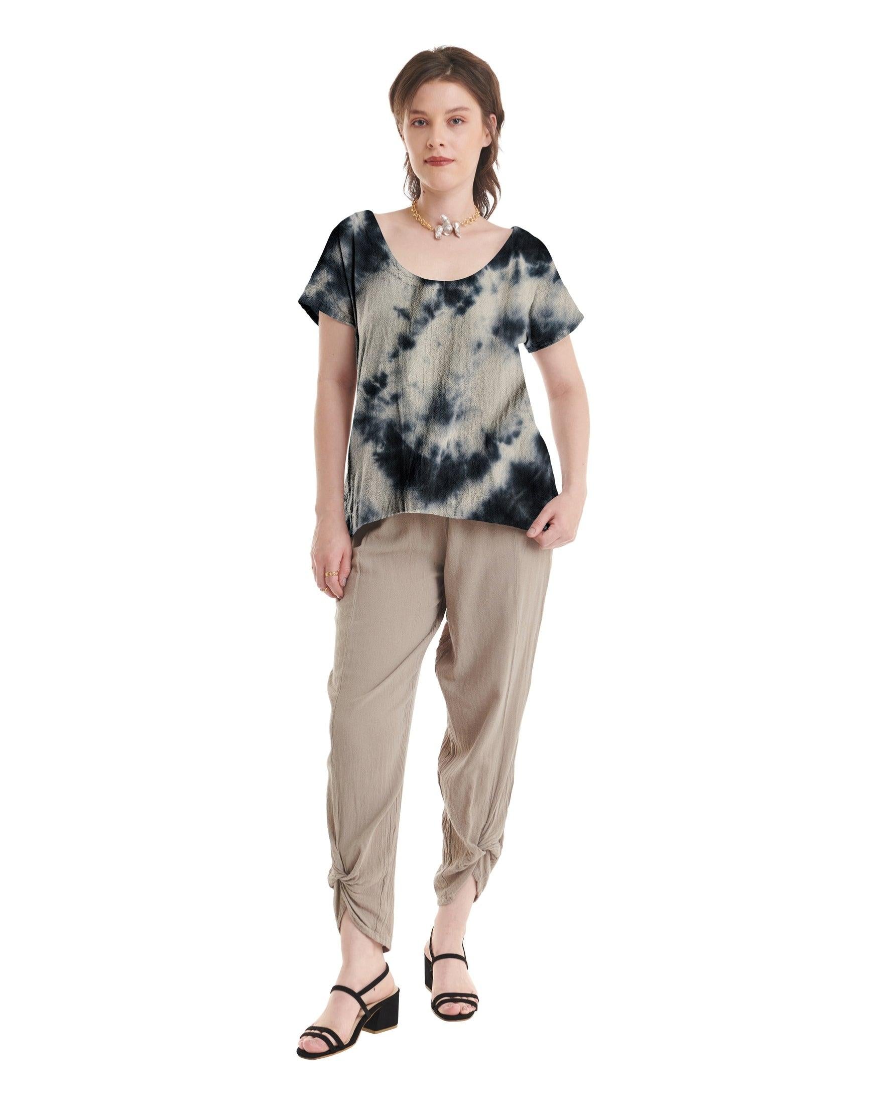 Flipper Cotton Gauze Blouse-Oh My Gauze