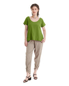 Flipper Cotton Gauze Blouse-Oh My Gauze