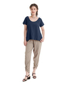 Flipper Cotton Gauze Blouse-Oh My Gauze