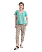 Flipper Cotton Gauze Blouse-Oh My Gauze