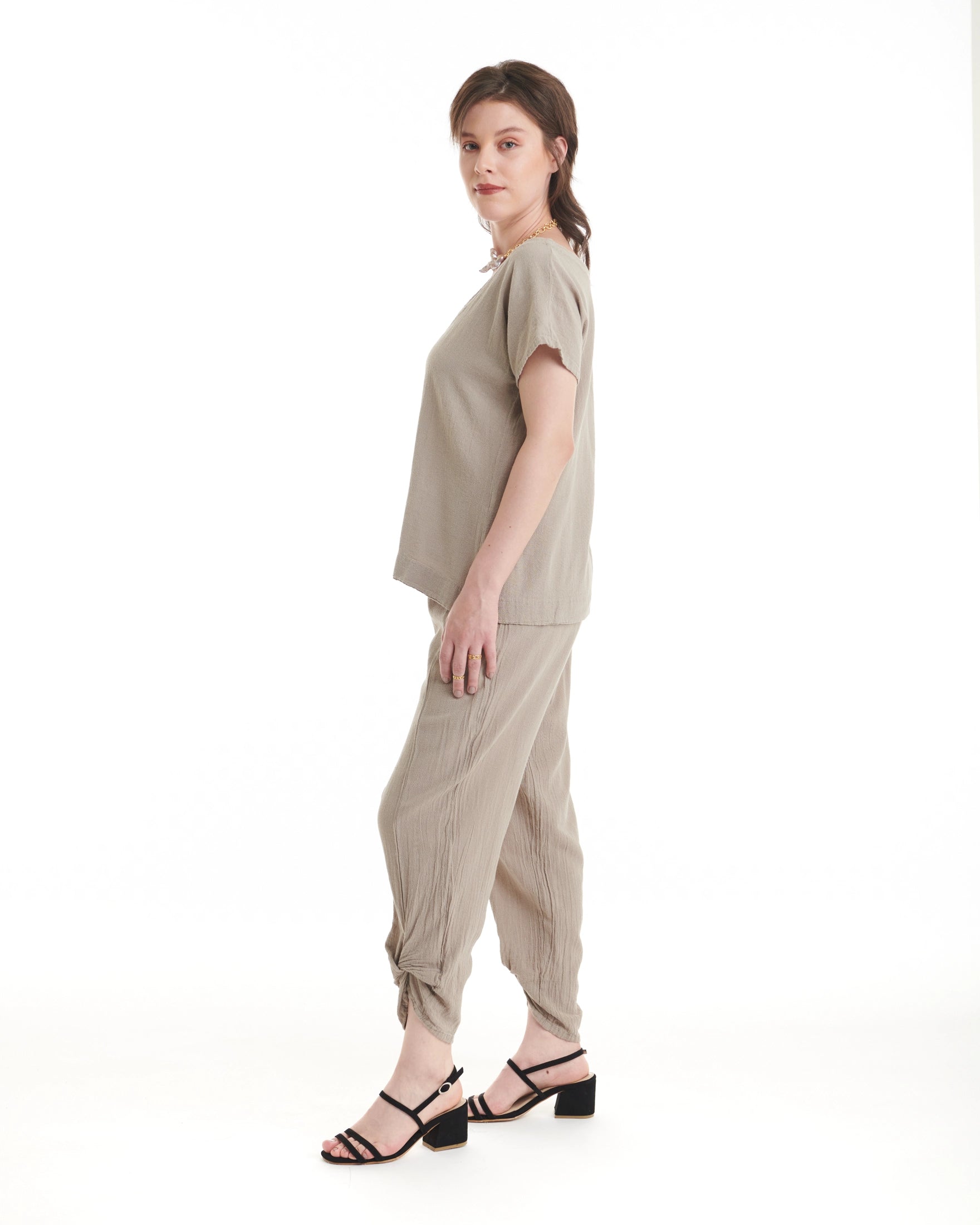 Flipper Cotton Gauze Blouse - New-Oh My Gauze