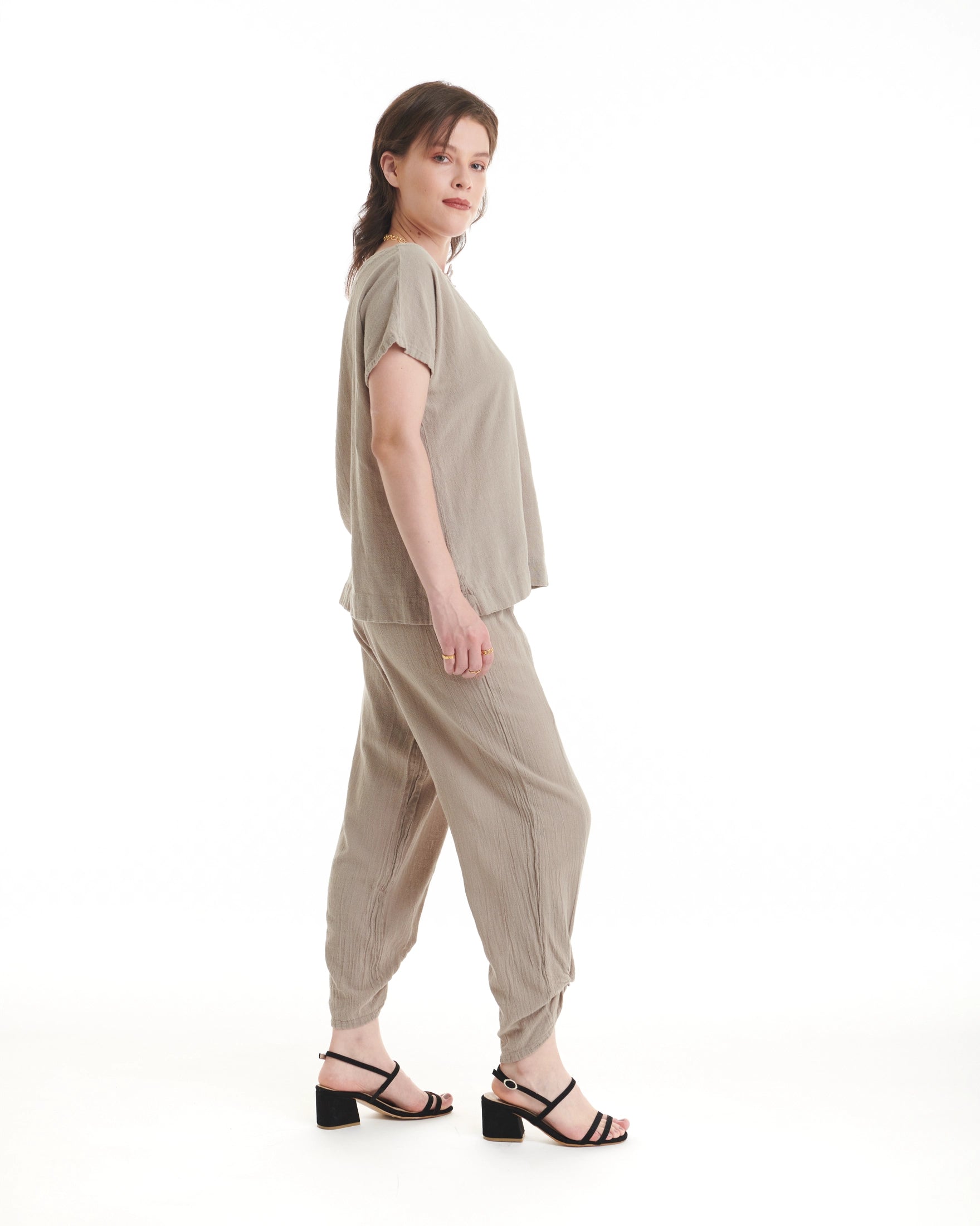 Flipper Cotton Gauze Blouse - New-Oh My Gauze