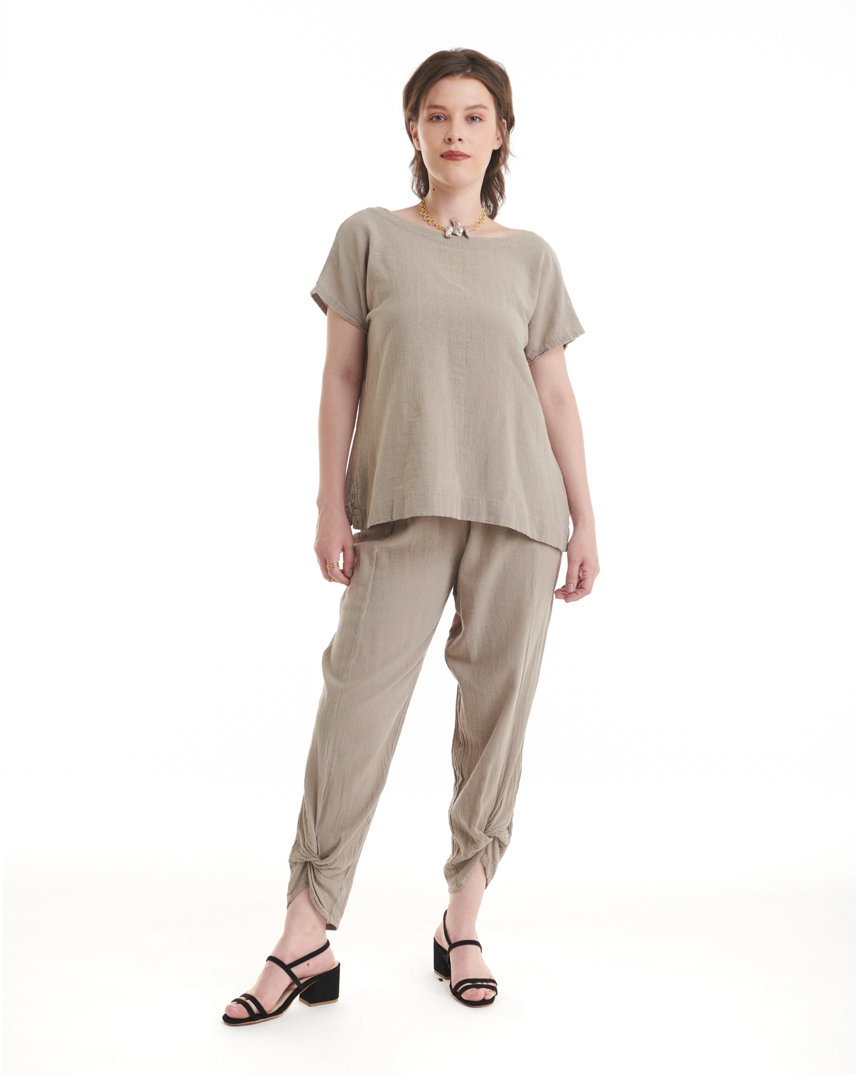 Flipper Cotton Gauze Blouse - New-Oh My Gauze