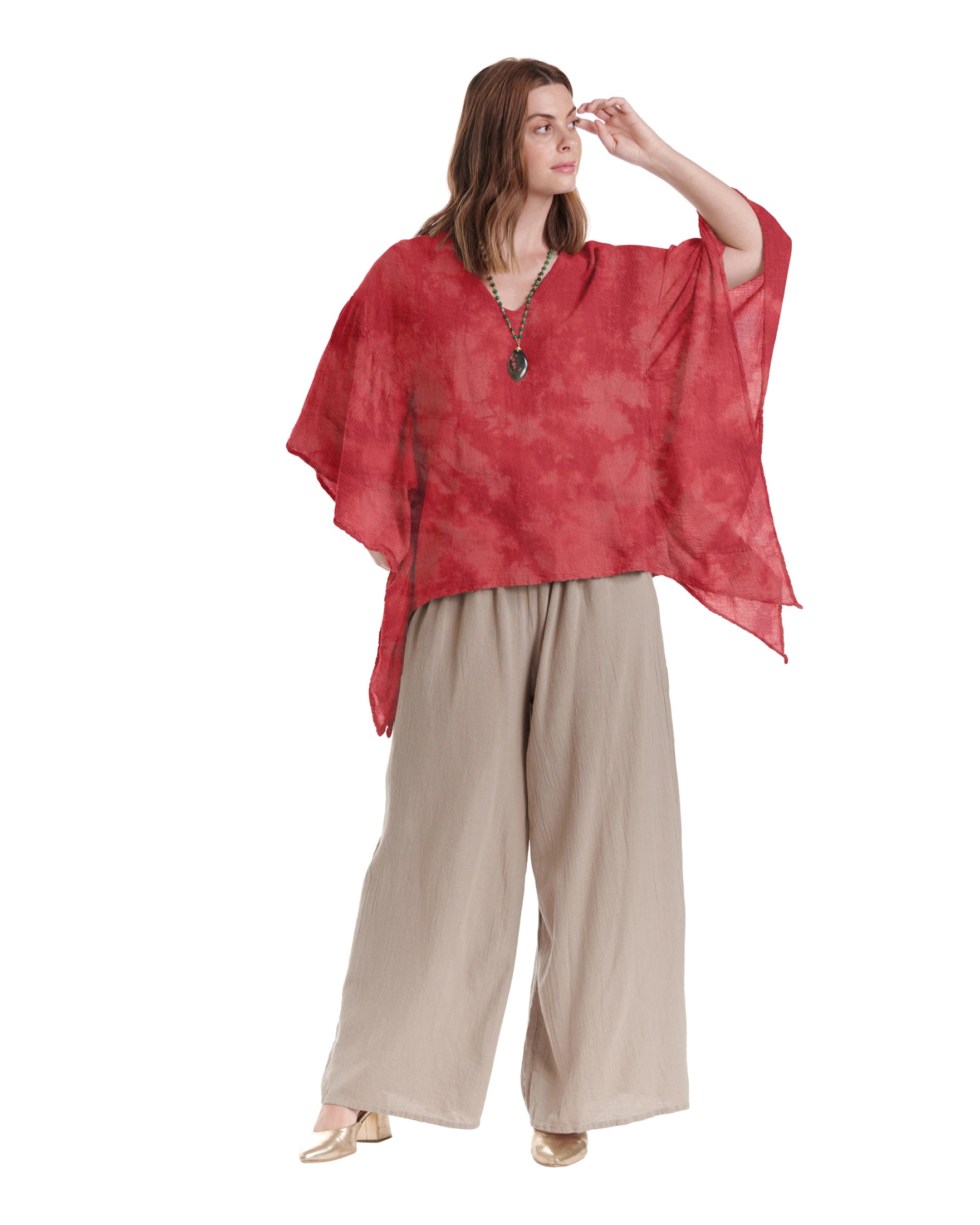 Flutter Cotton Gauze Blouse – New Arrival-Oh My Gauze