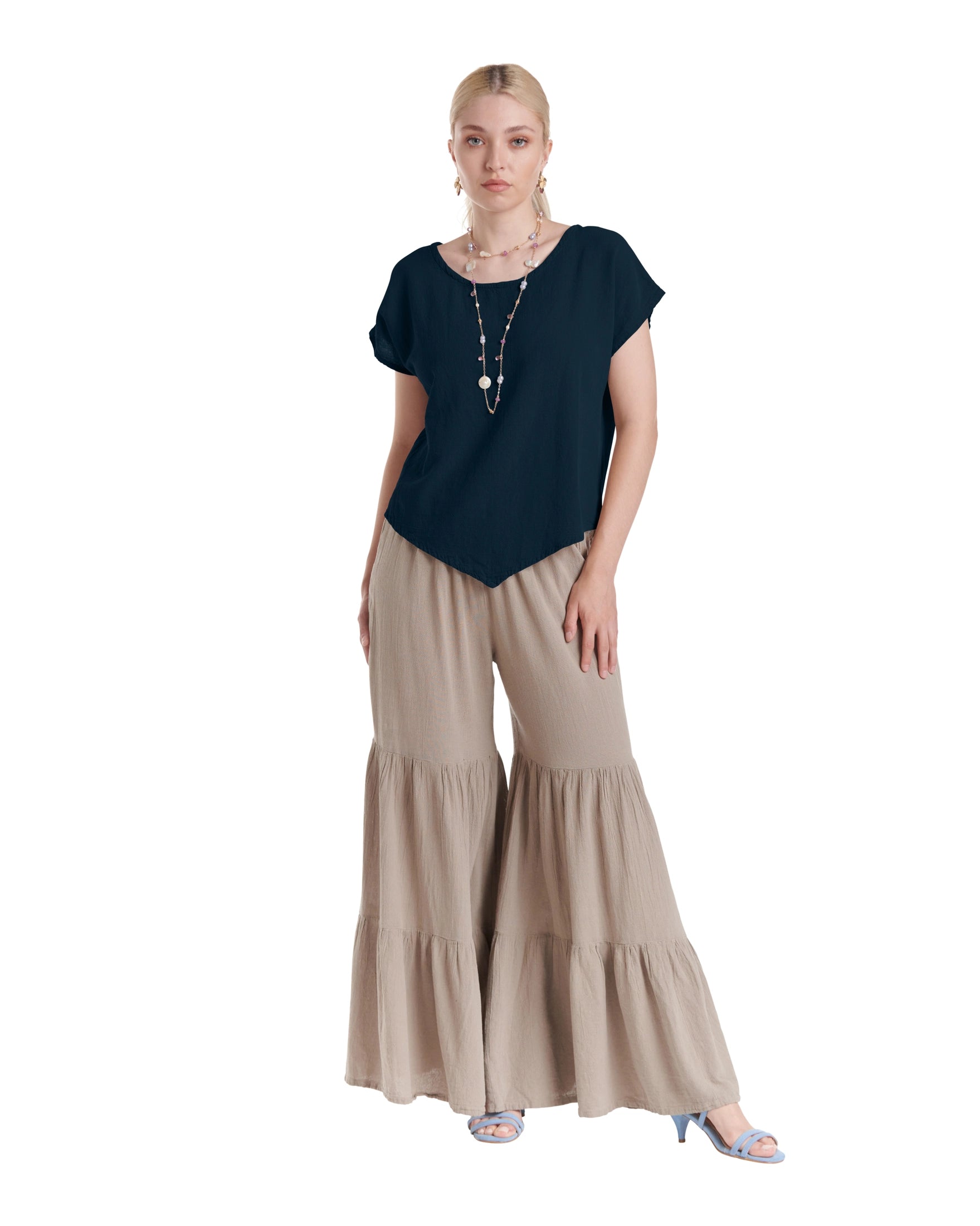 Grace Cotton Gauze Blouse-Oh My Gauze