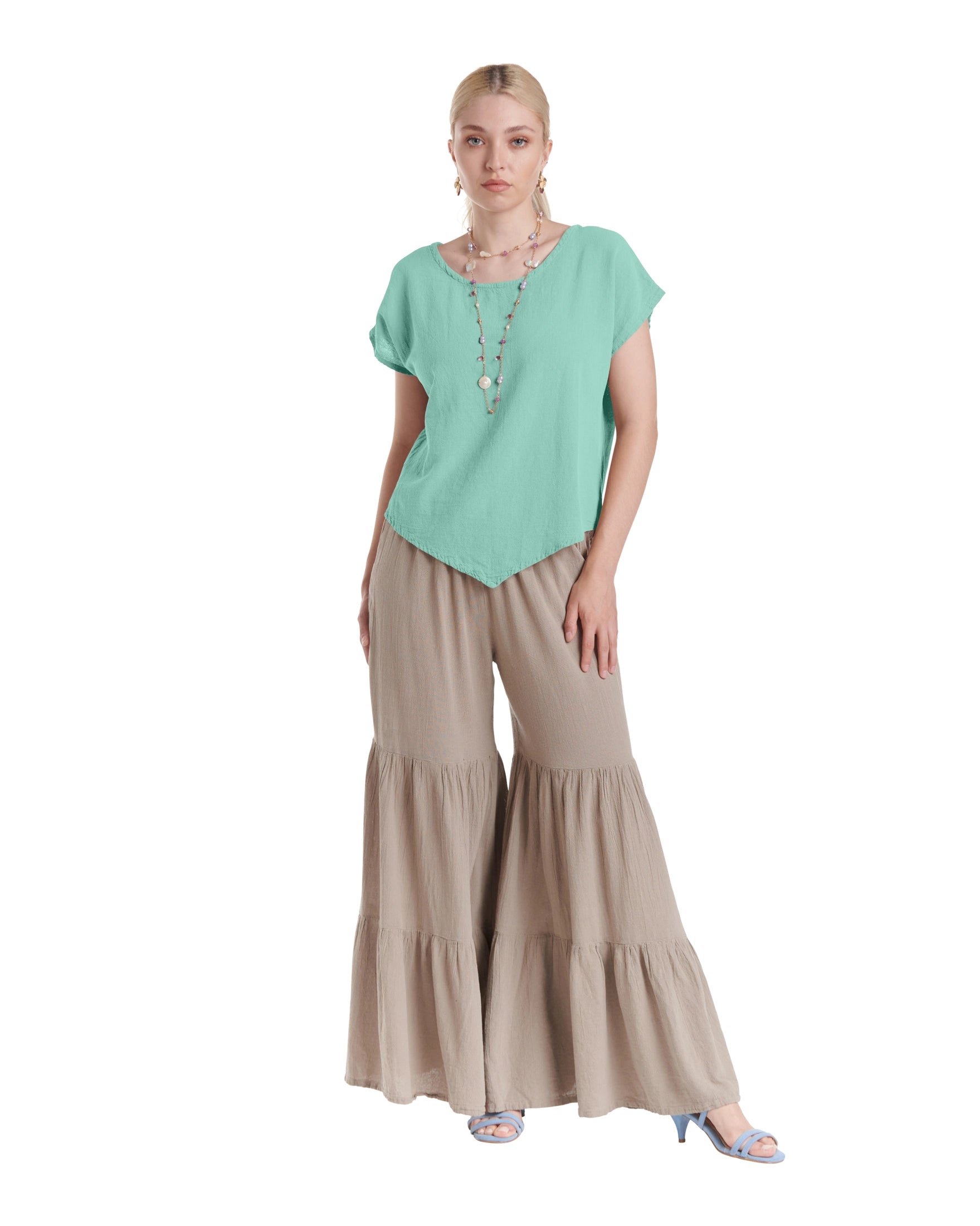 Grace Cotton Gauze Blouse-Oh My Gauze