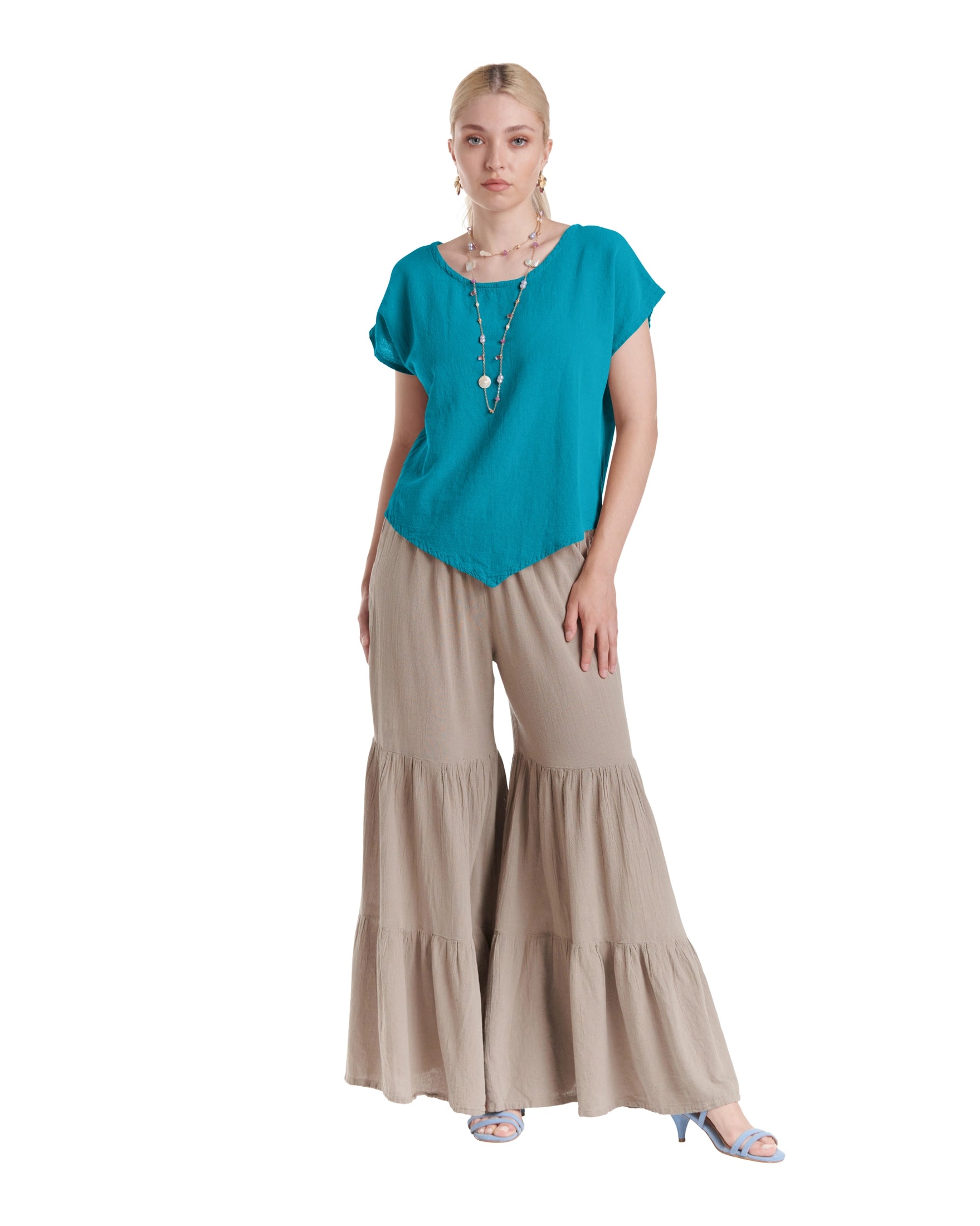 Grace Cotton Gauze Blouse-Oh My Gauze