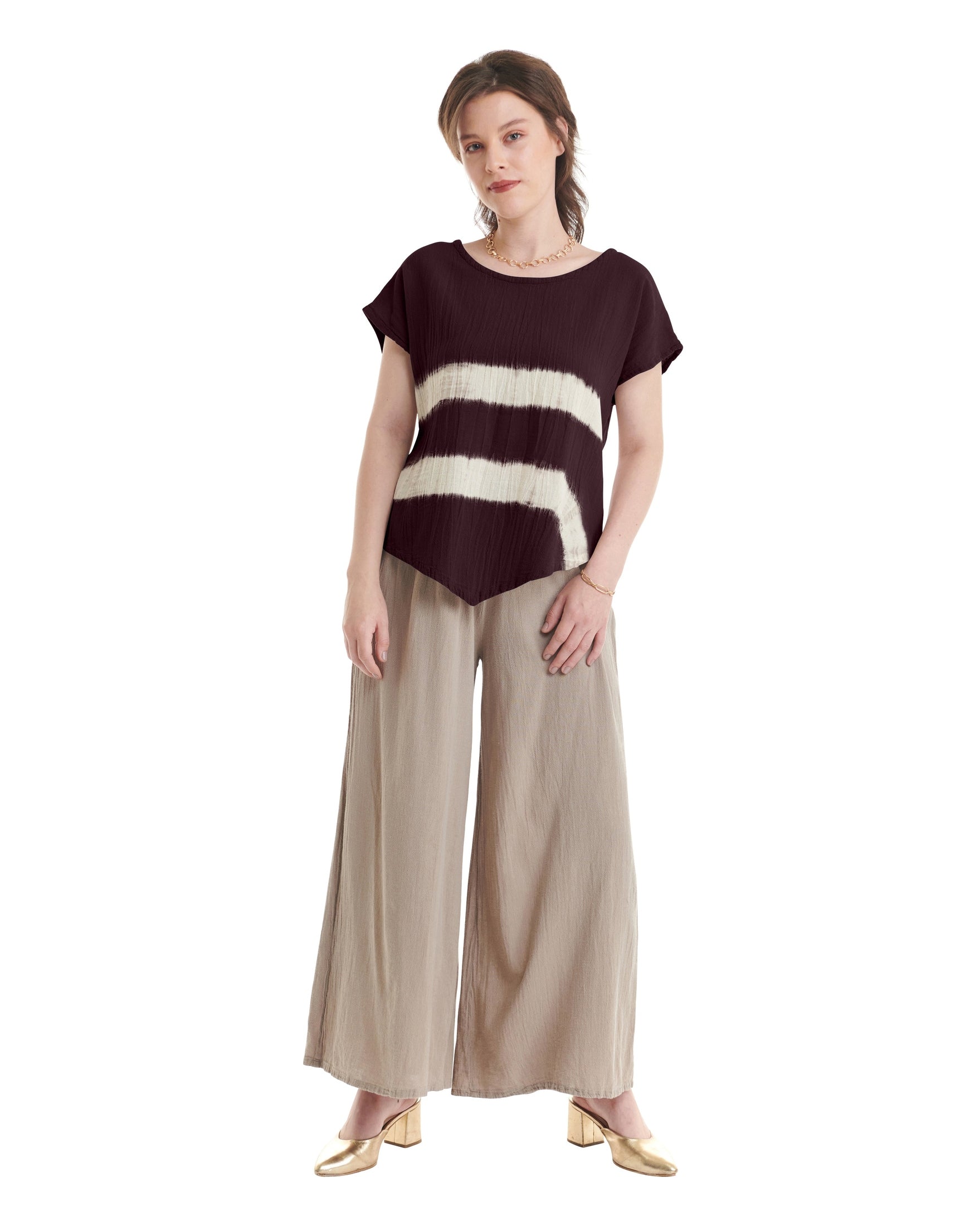 Grace-Wave Cotton Gauze Blouse - New-Oh My Gauze