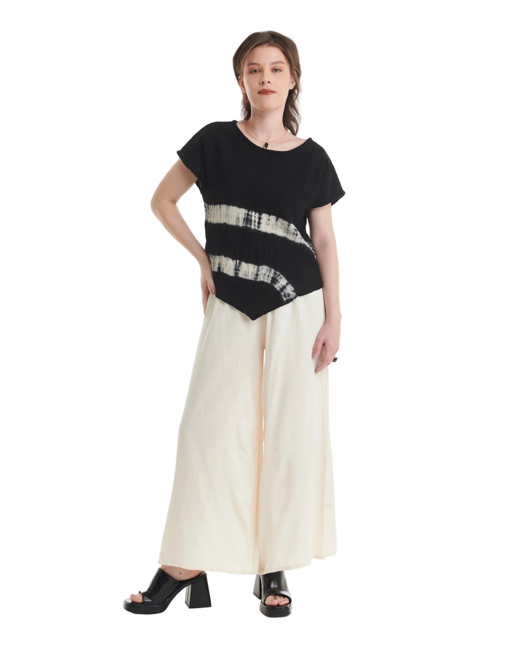 Grace-Wave Cotton Gauze Blouse - New-Oh My Gauze