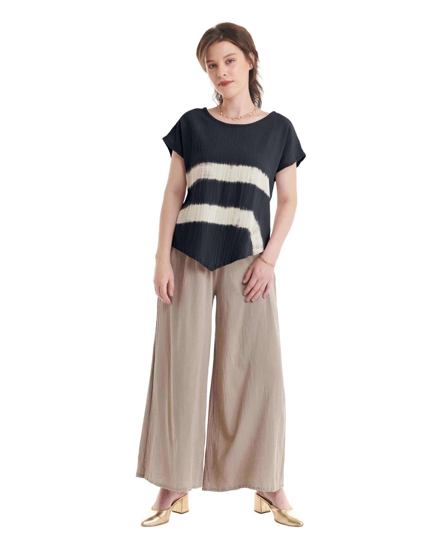 Grace-Wave Cotton Gauze Blouse - New-Oh My Gauze