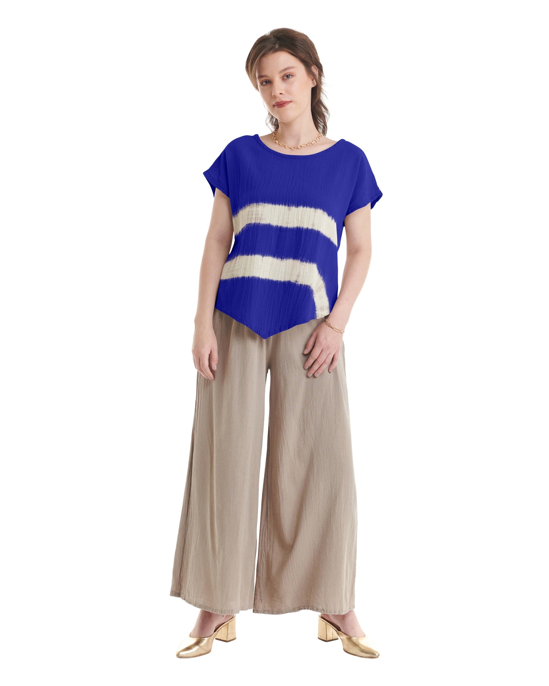 Grace-Wave Cotton Gauze Blouse - New-Oh My Gauze