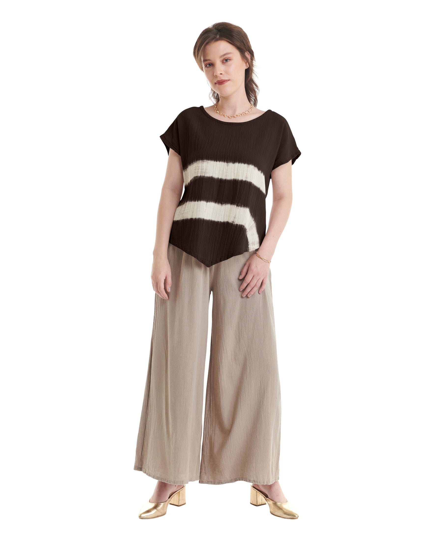 Grace-Wave Cotton Gauze Blouse - New-Oh My Gauze