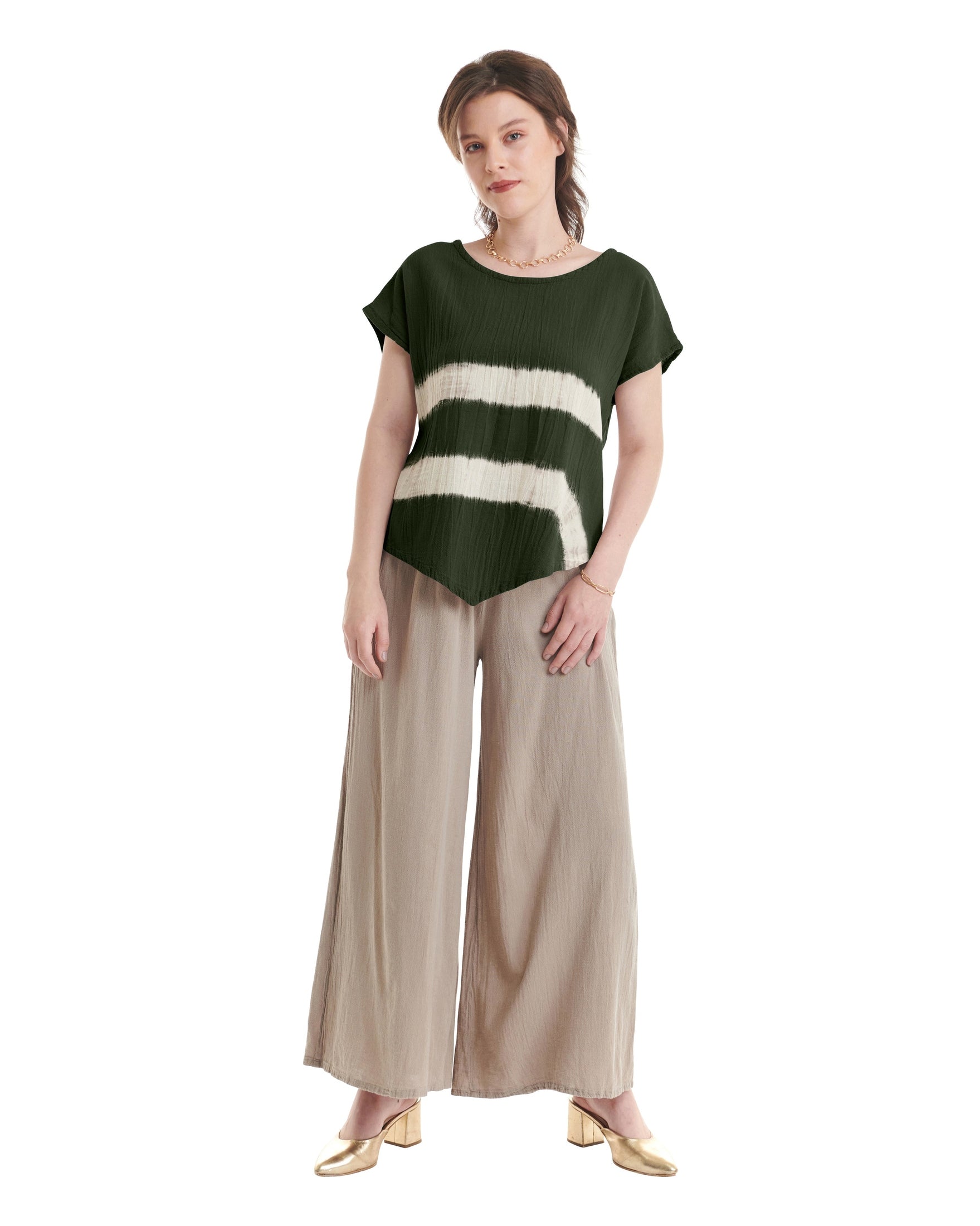 Grace-Wave Cotton Gauze Blouse - New-Oh My Gauze