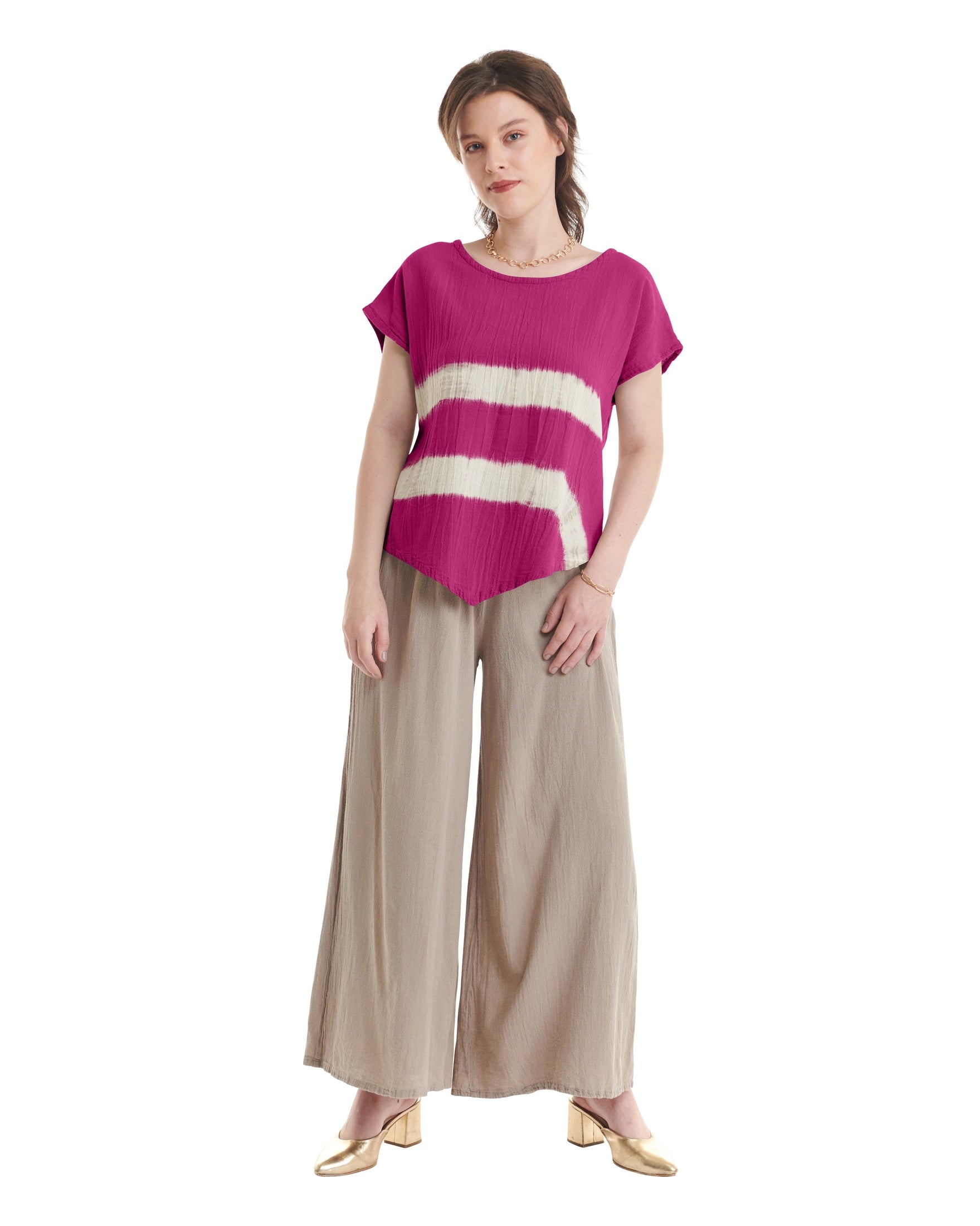 Grace-Wave Cotton Gauze Blouse - New-Oh My Gauze