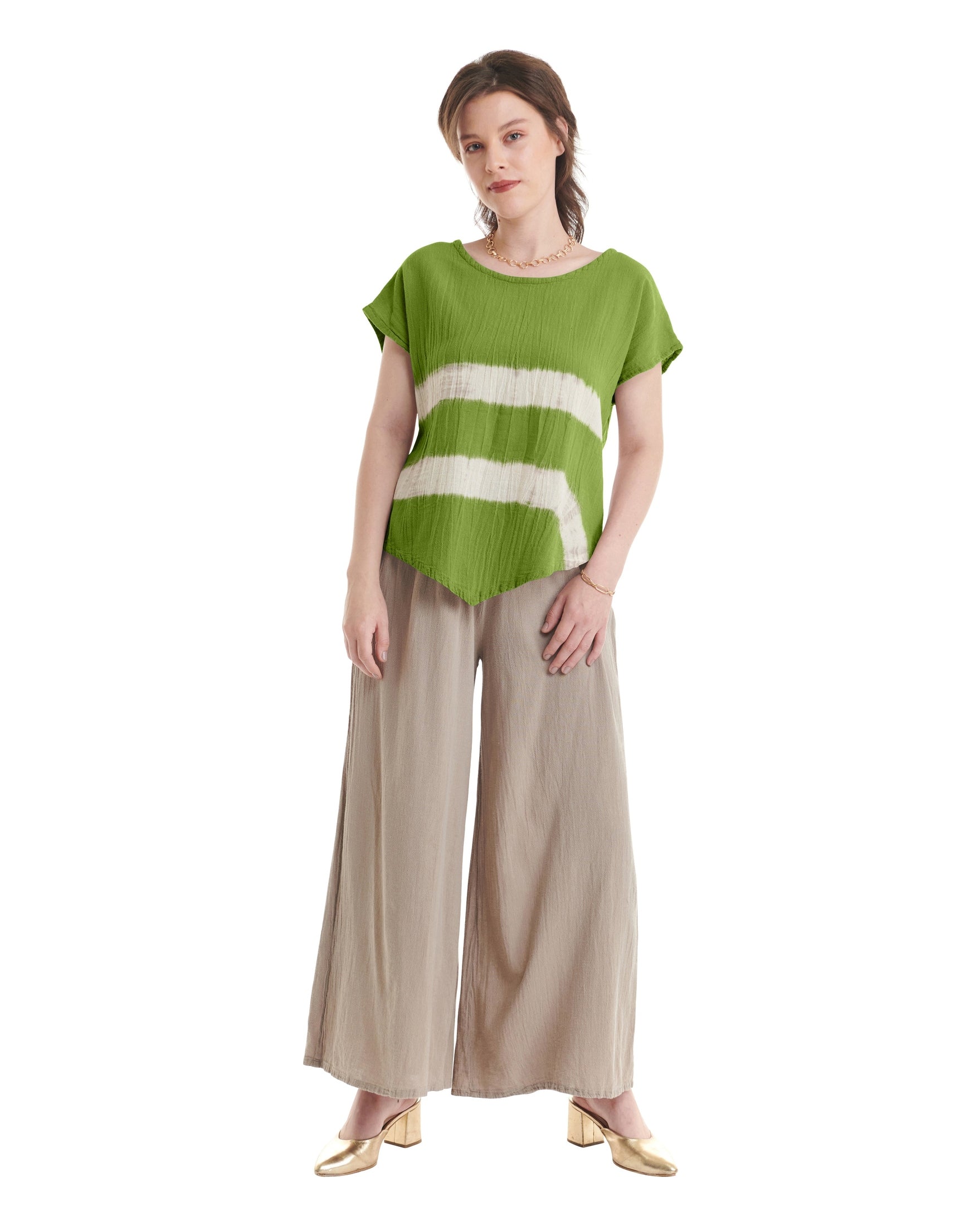 Grace-Wave Cotton Gauze Blouse - New-Oh My Gauze