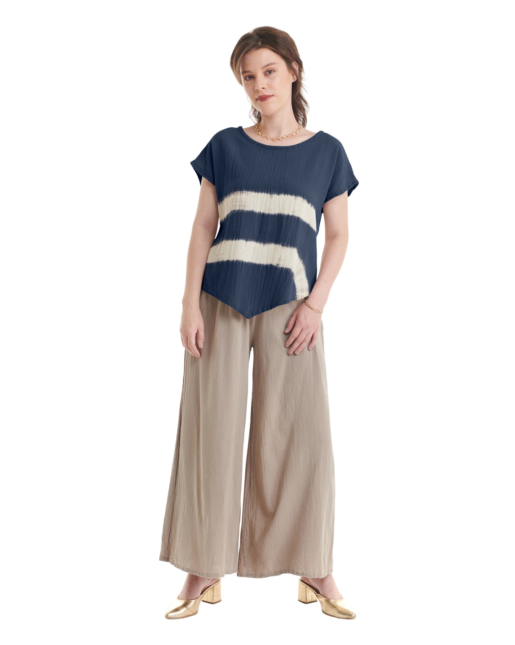 Grace-Wave Cotton Gauze Blouse - New-Oh My Gauze