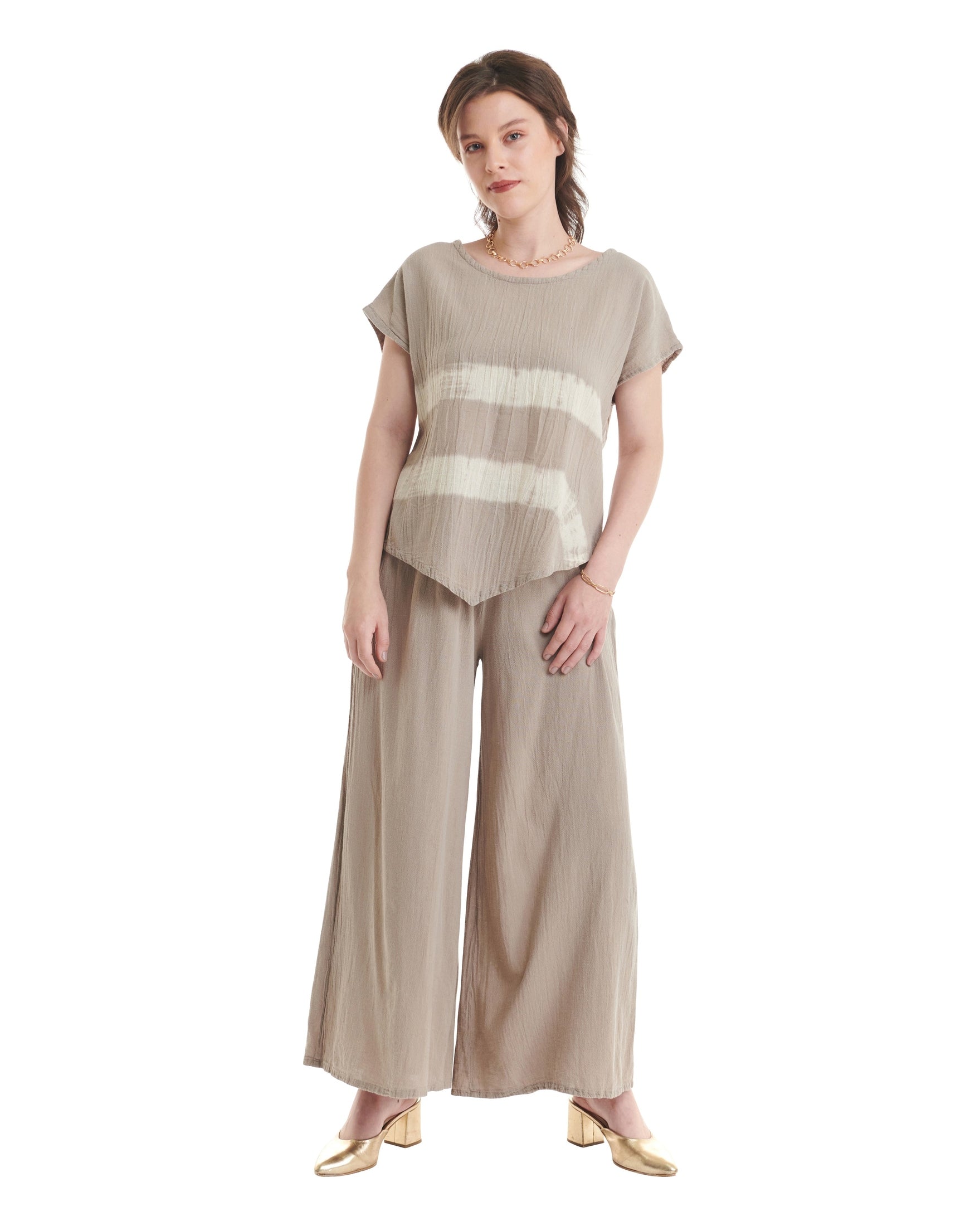 Grace-Wave Cotton Gauze Blouse - New-Oh My Gauze