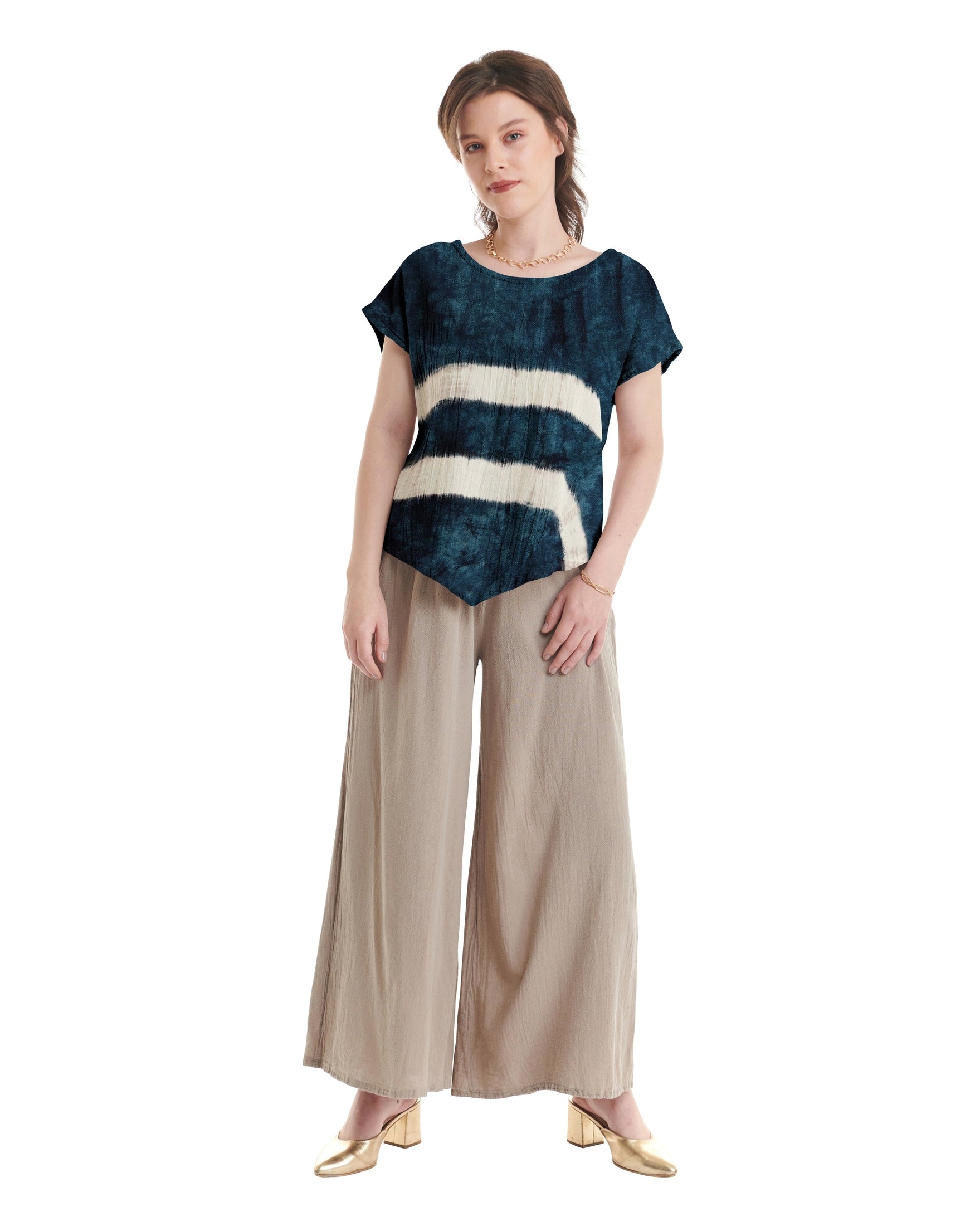 Grace-Wave Cotton Gauze Blouse - New-Oh My Gauze