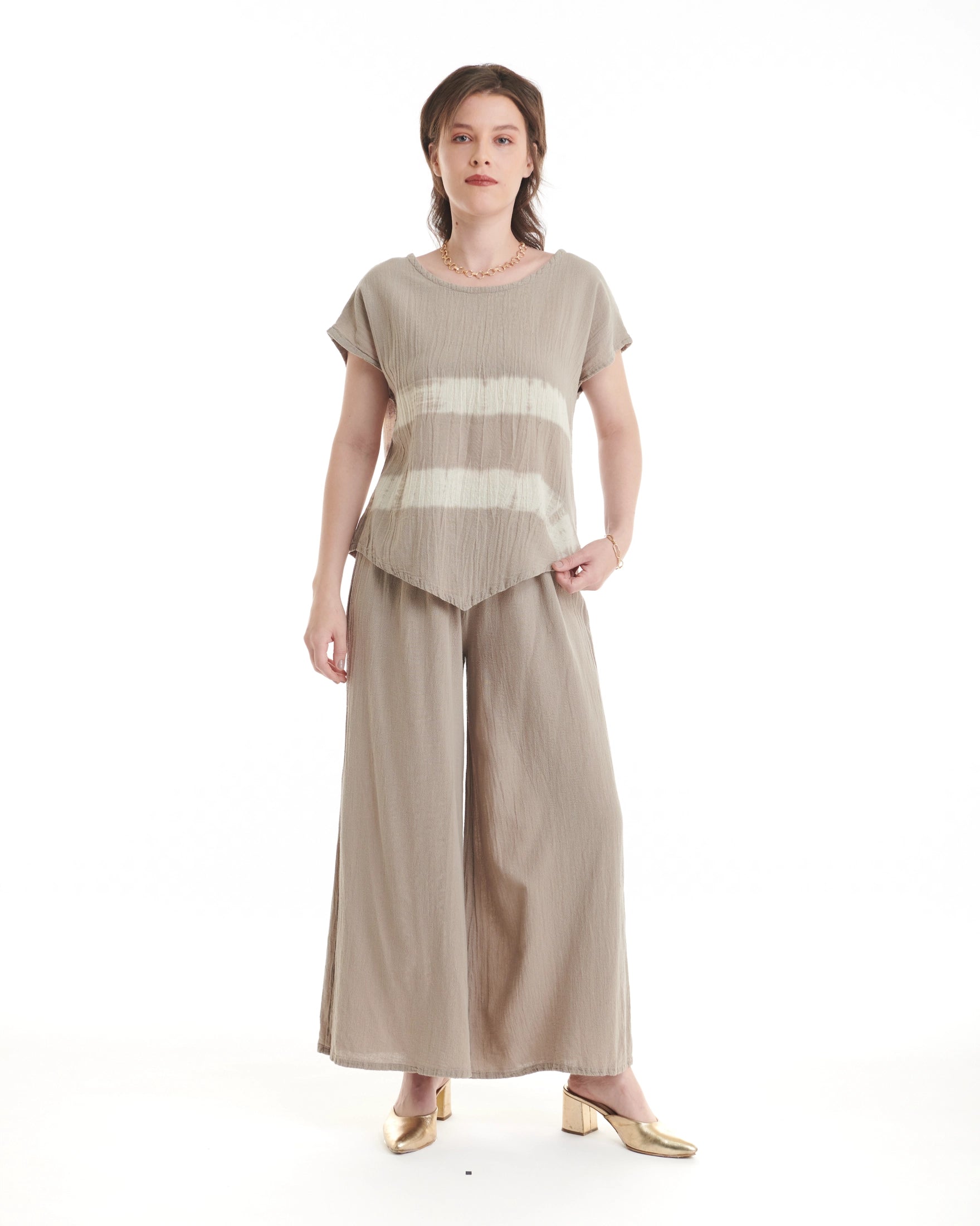 Grace-Wave Cotton Gauze Blouse - New-Oh My Gauze