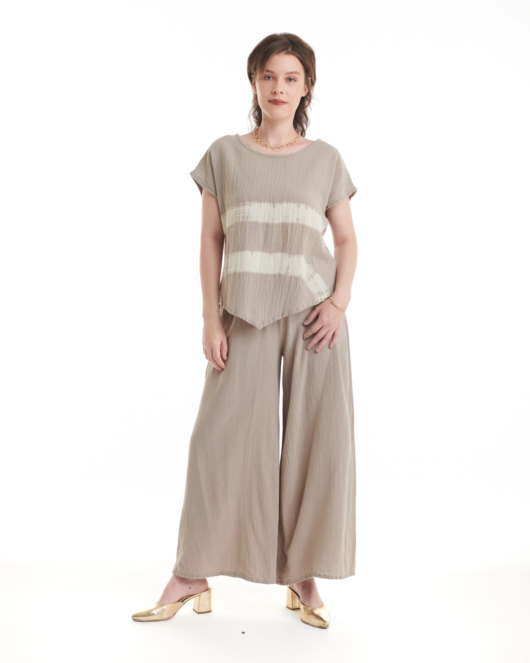 Grace-Wave Cotton Gauze Blouse - New-Oh My Gauze