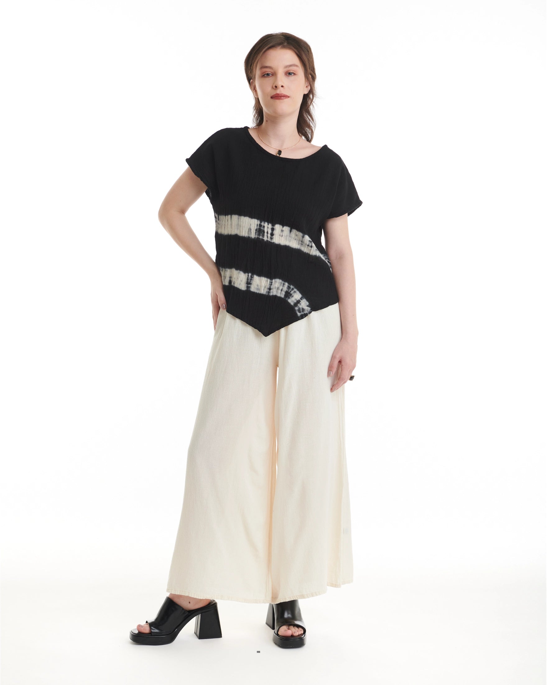 Grace-Wave Cotton Gauze Blouse - New-Oh My Gauze