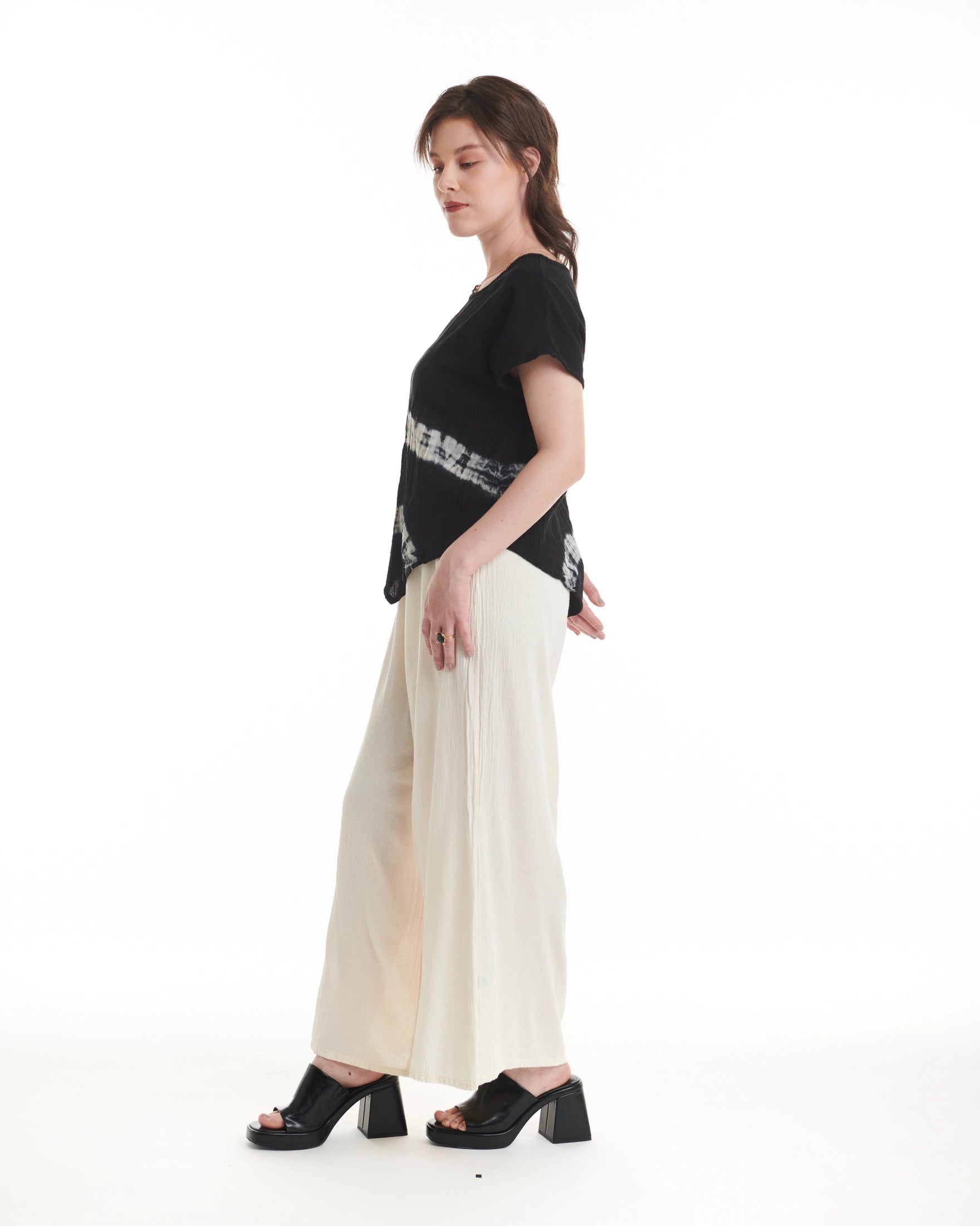 Grace-Wave Cotton Gauze Blouse - New-Oh My Gauze