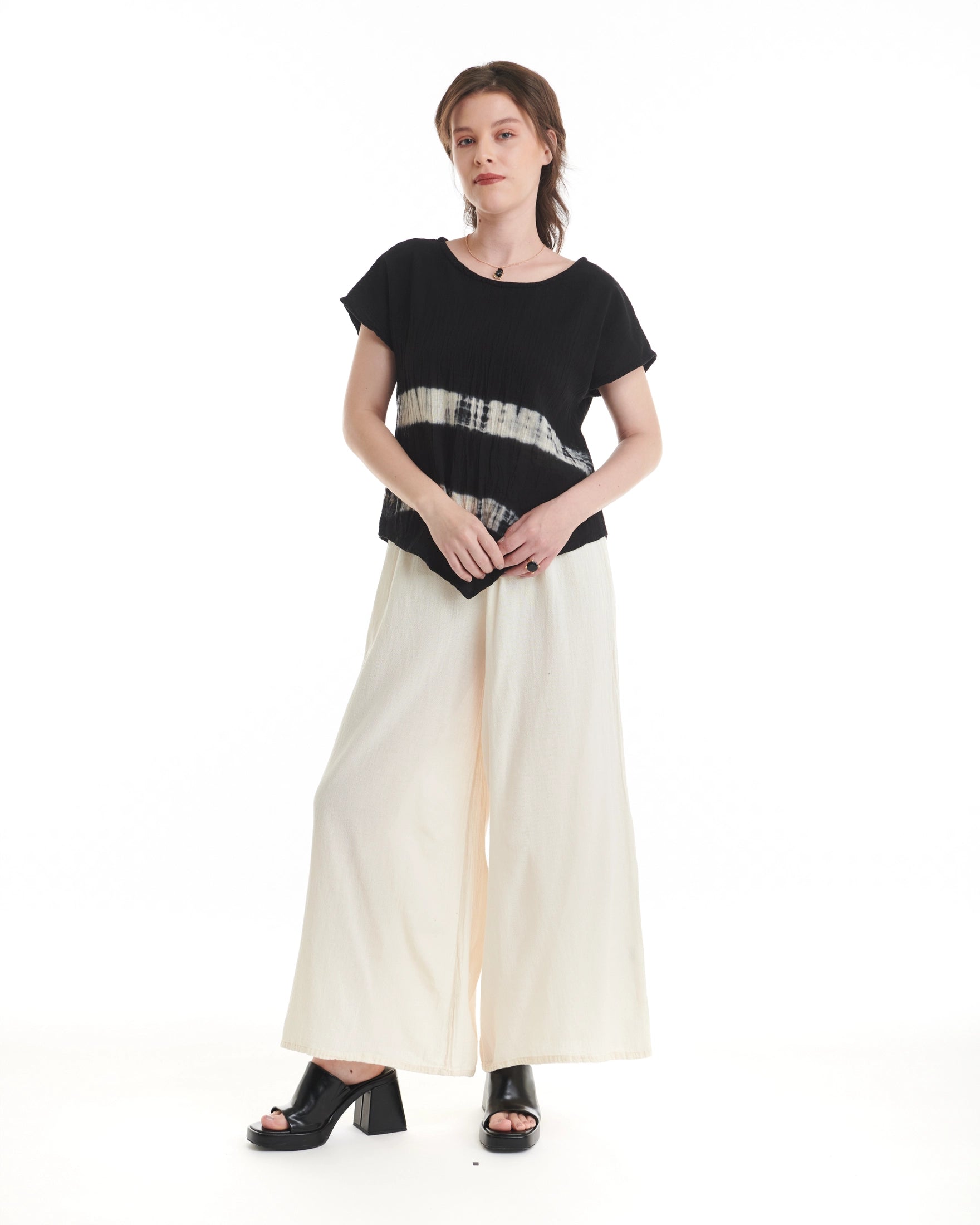 Grace-Wave Cotton Gauze Blouse - New-Oh My Gauze